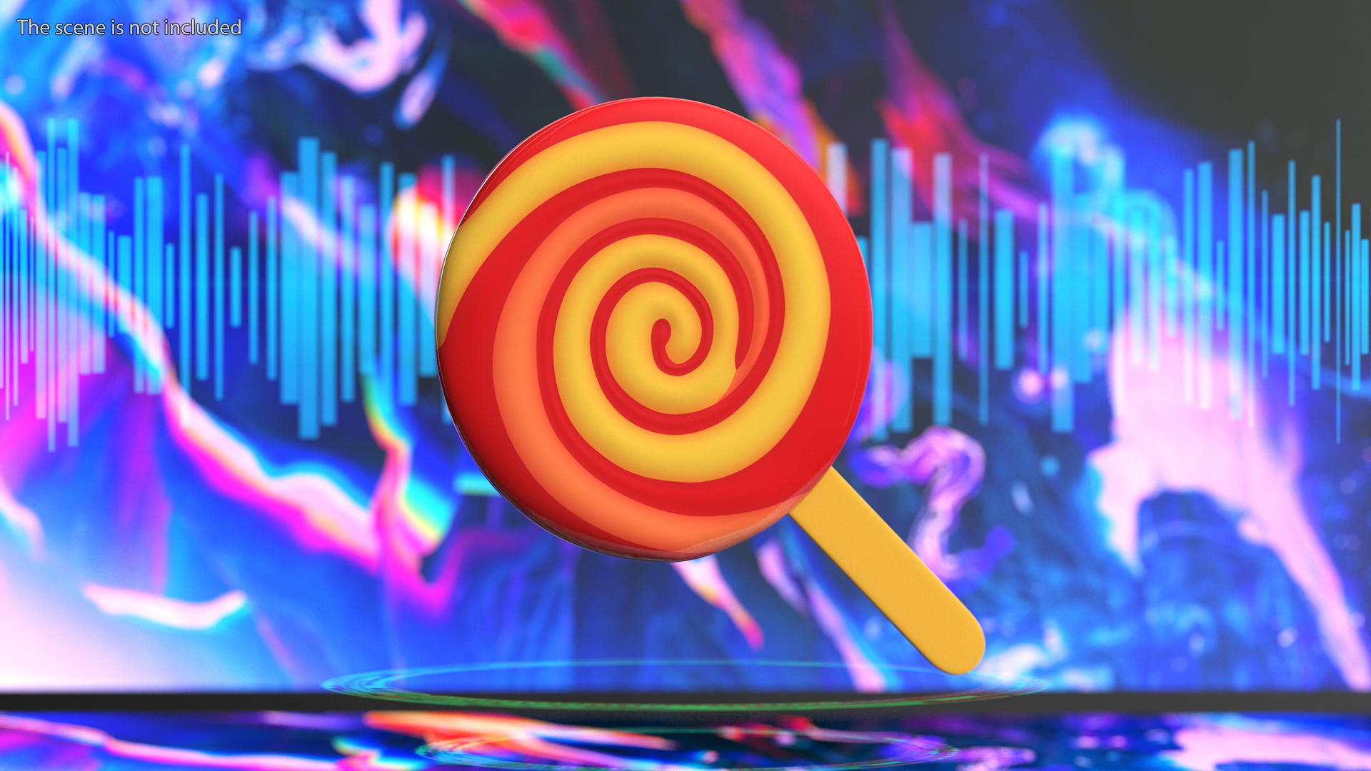 Lollipop Emoji 3D model