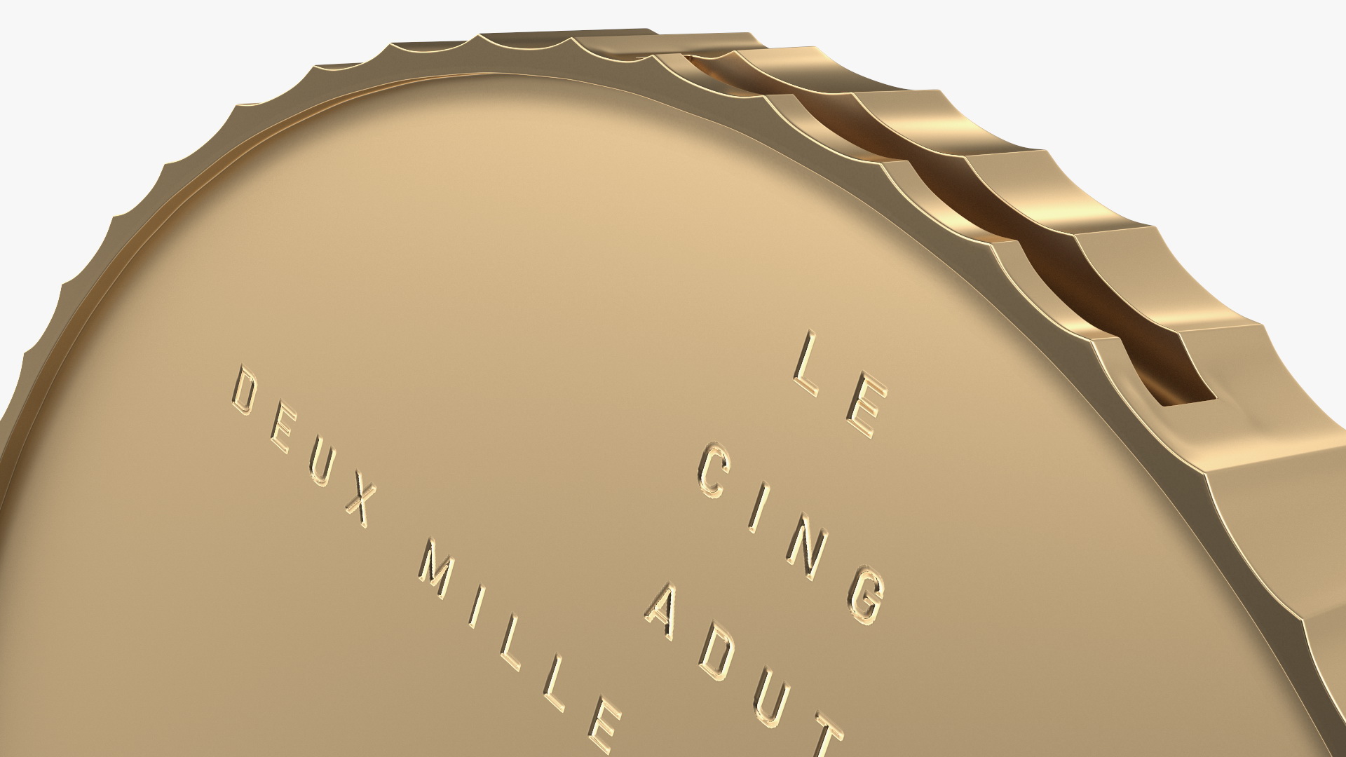 3D Olympic Gold Medal model