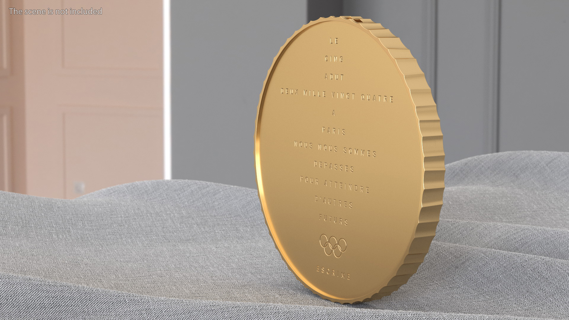 3D Olympic Gold Medal model