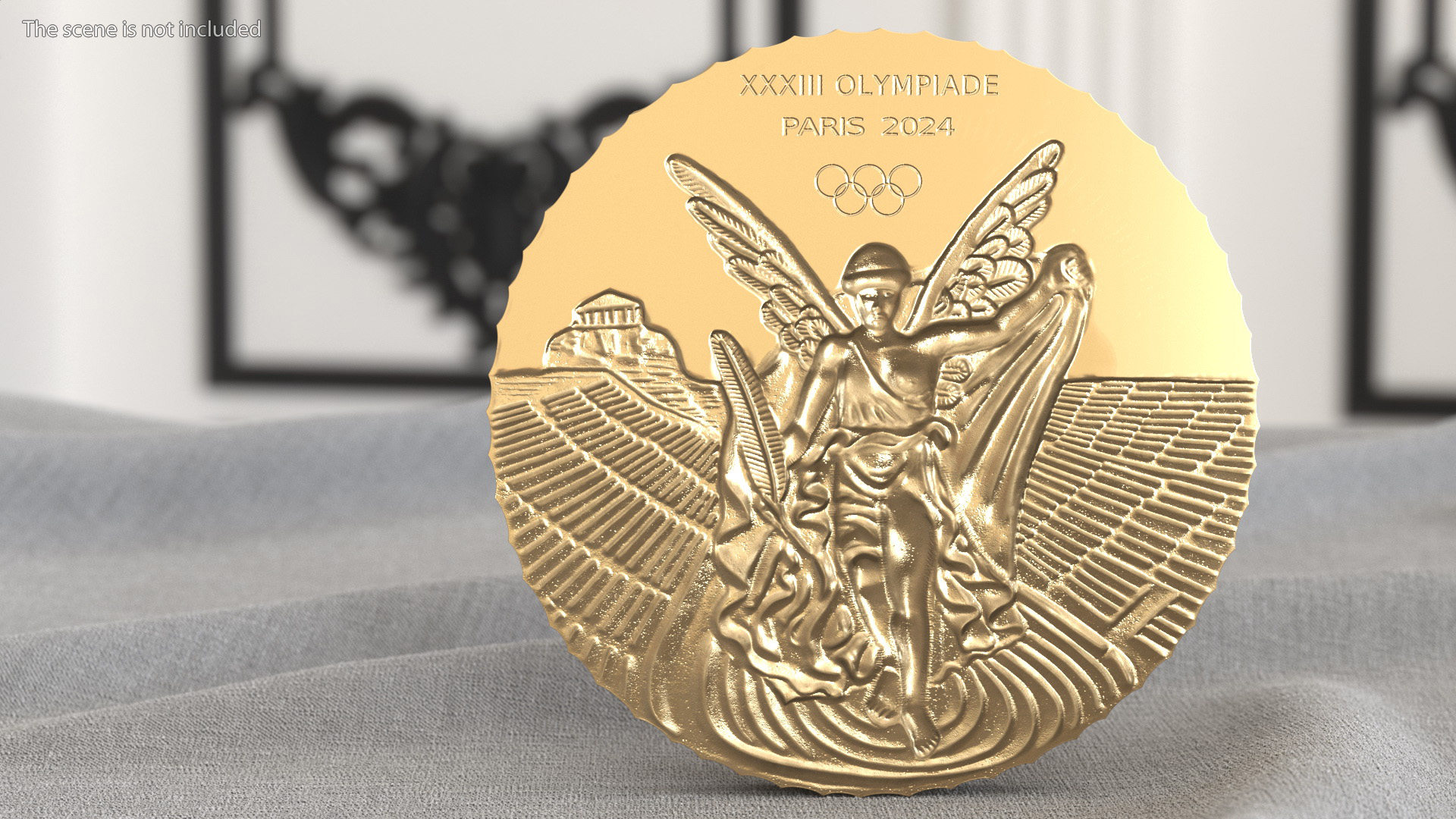 3D Olympic Gold Medal model