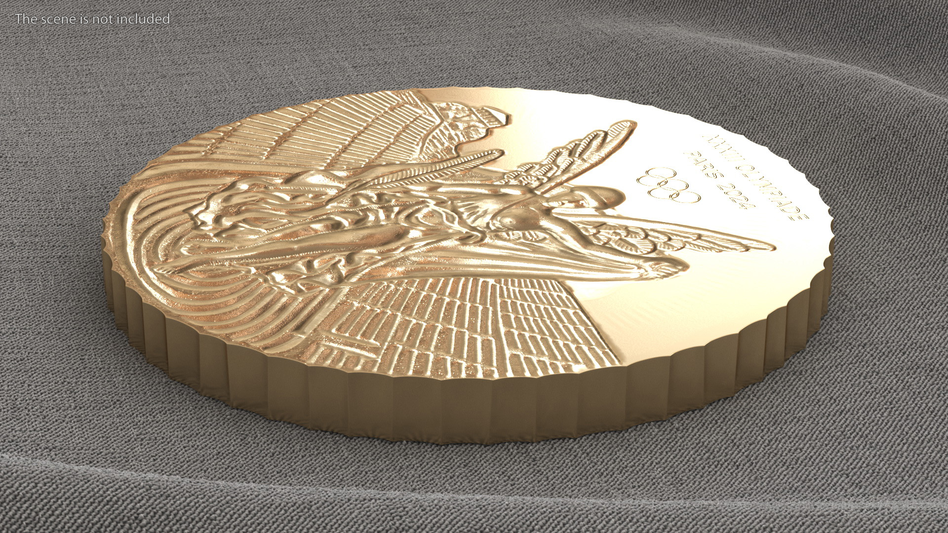 3D Olympic Gold Medal model