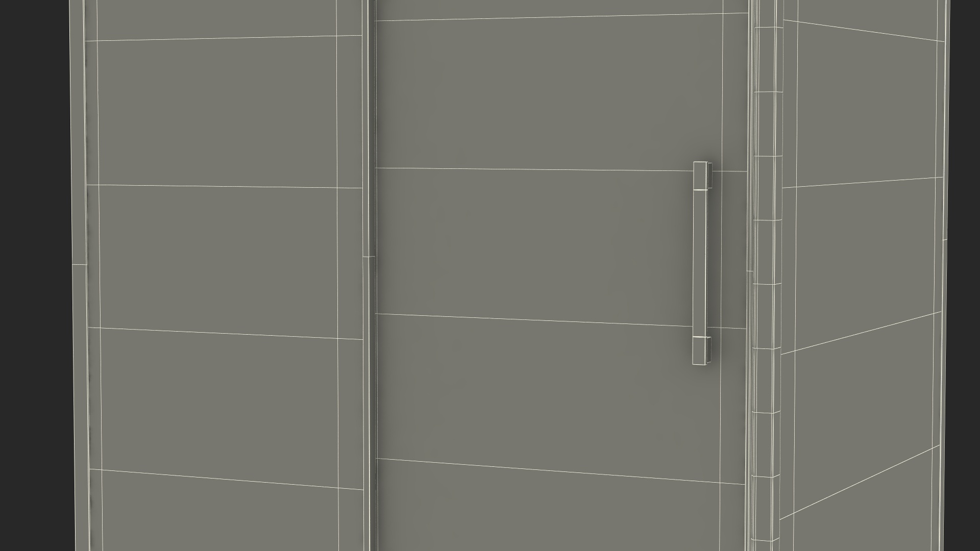 3D Rectangle Shower Enclosure with Sliding Door Silver