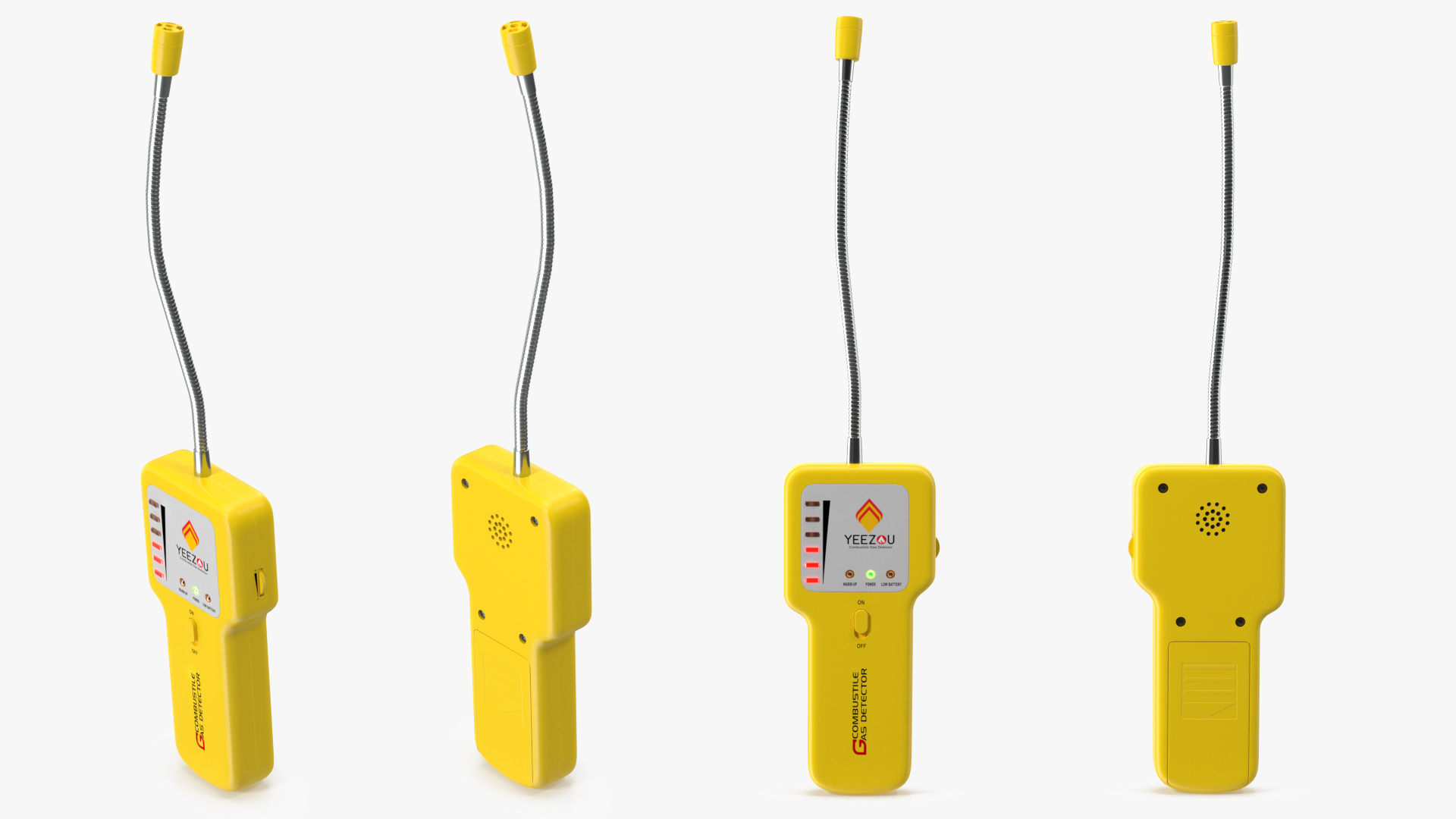 Techamor Y201 Portable Combustible Gas Leak Detector 3D