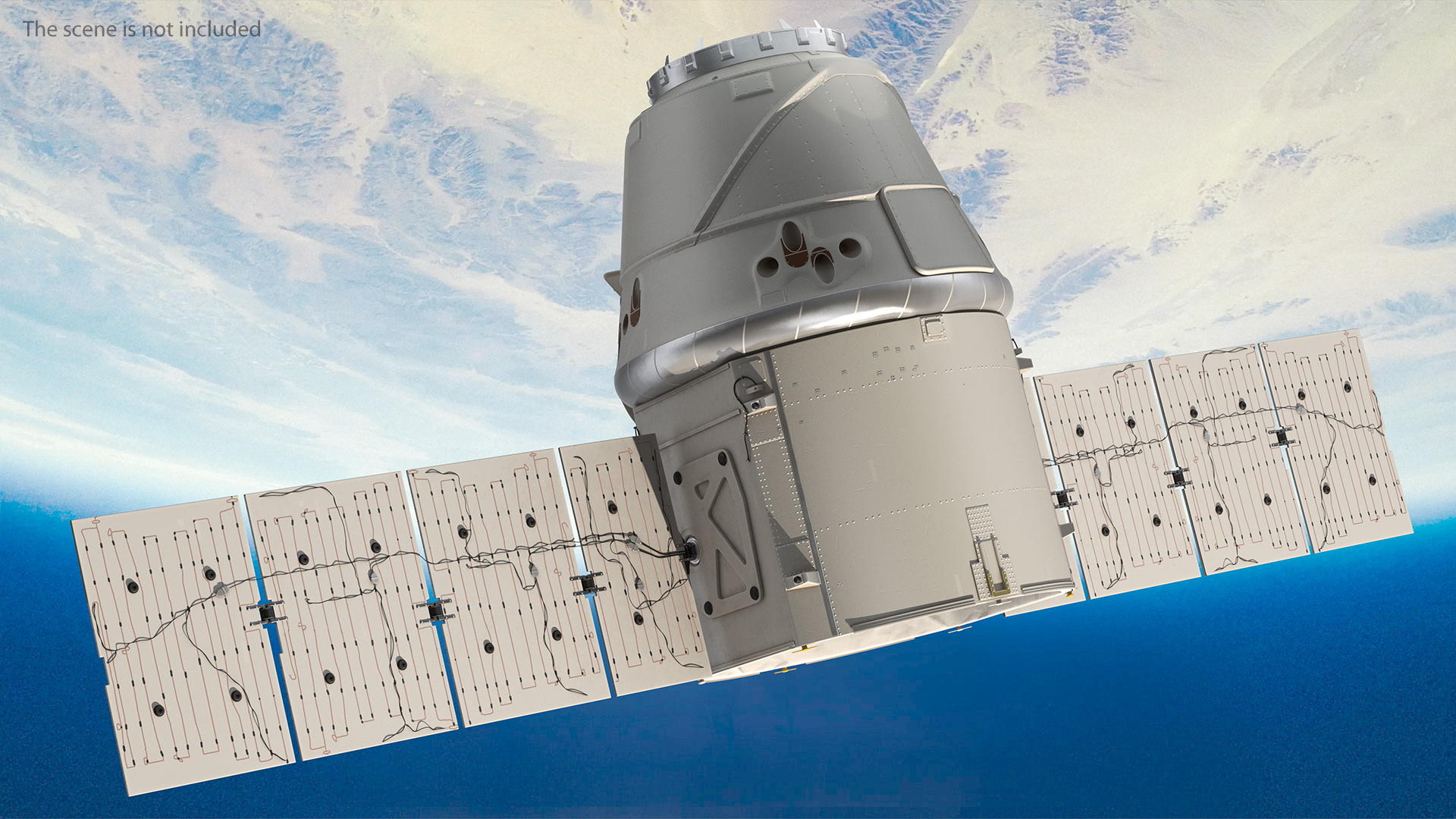 ISS Module Dragon 3D