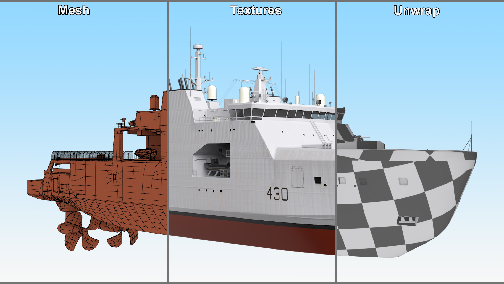 Offshore Patrol Vessel 3D