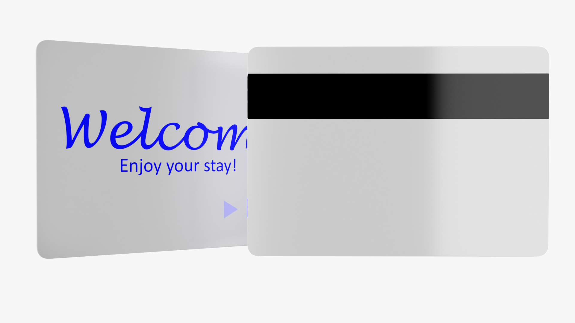 3D model Hotel Room Card