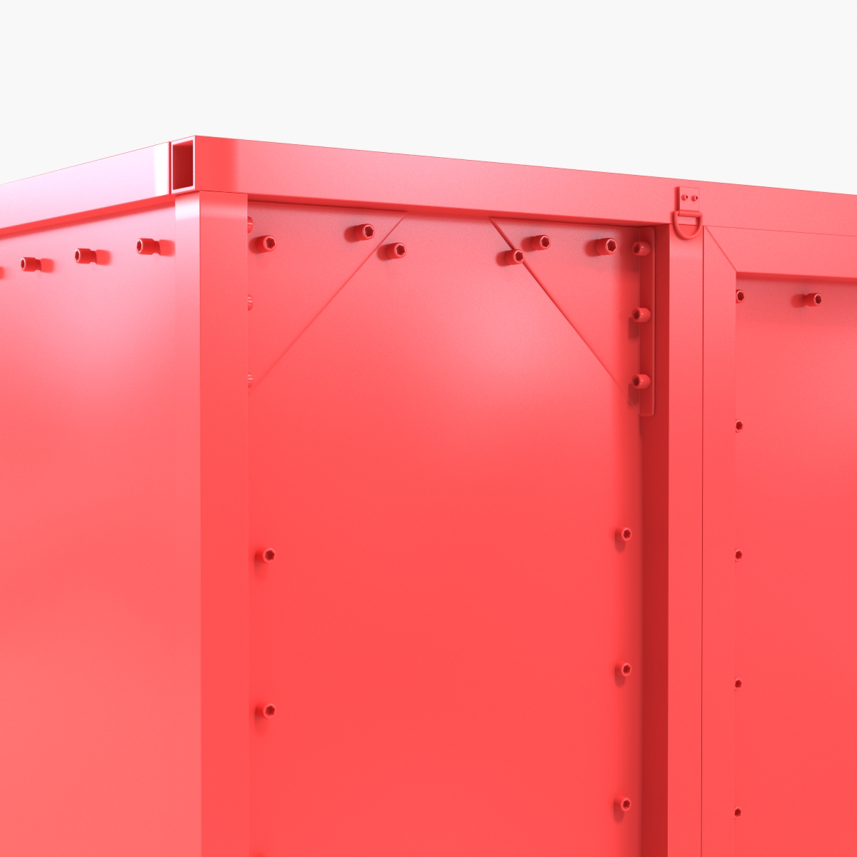 3D Airport Cargo Container model