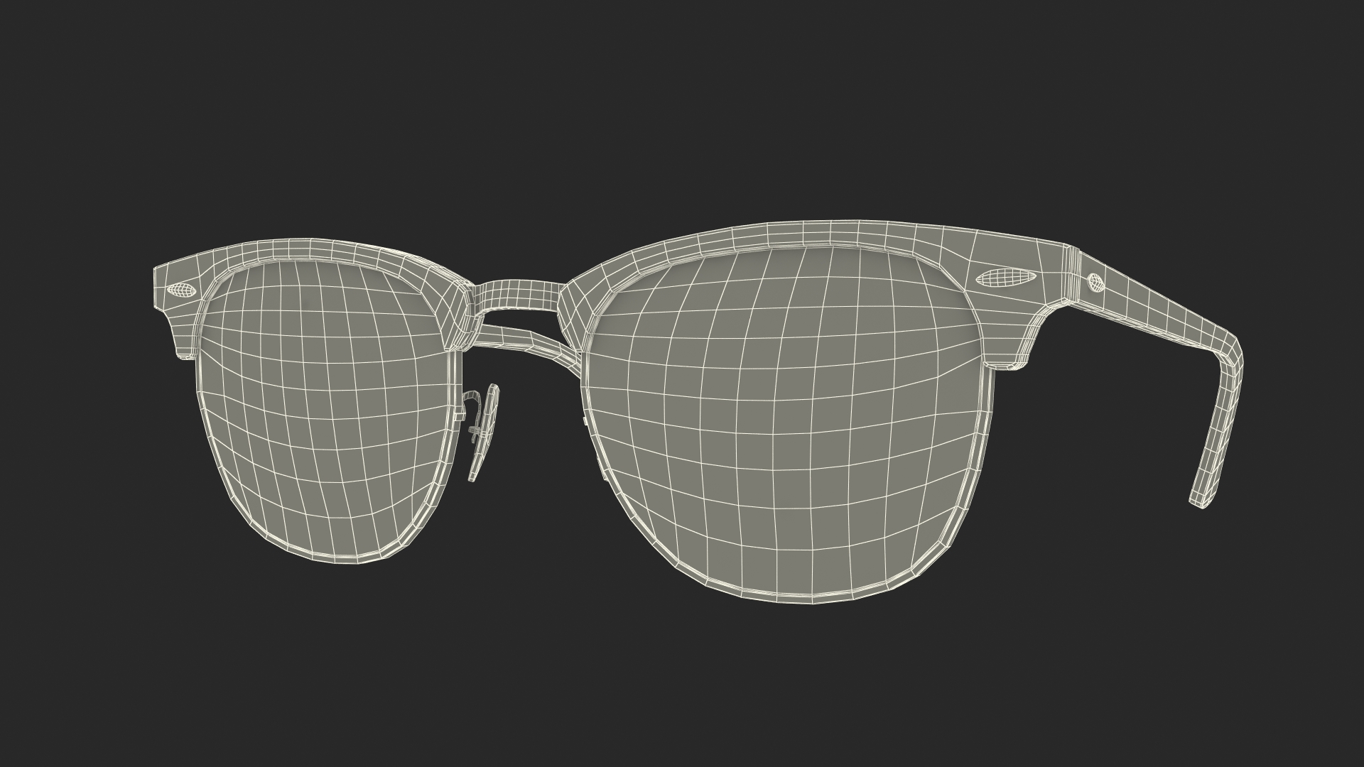 3D Classic Sunglasses model