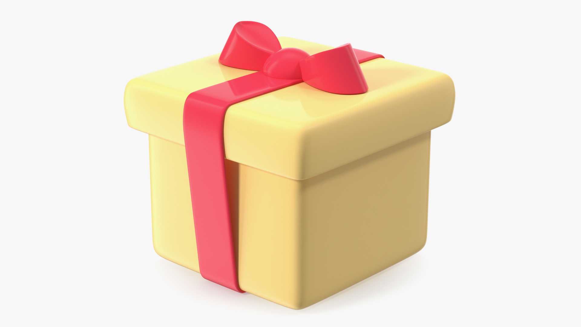 3D Wrapped Gift Emoji model