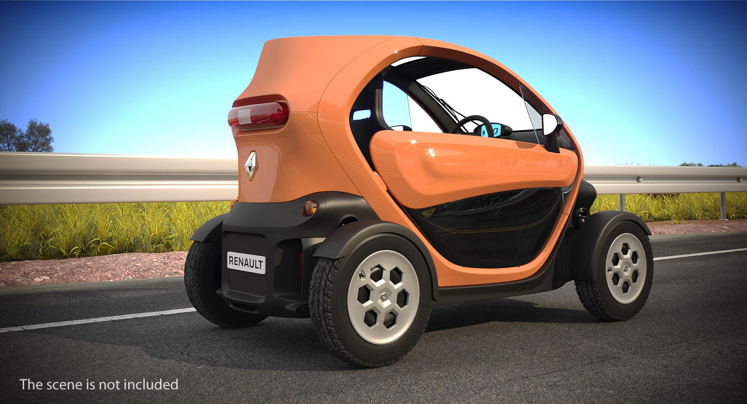 3D Renault Twizy 2018 model