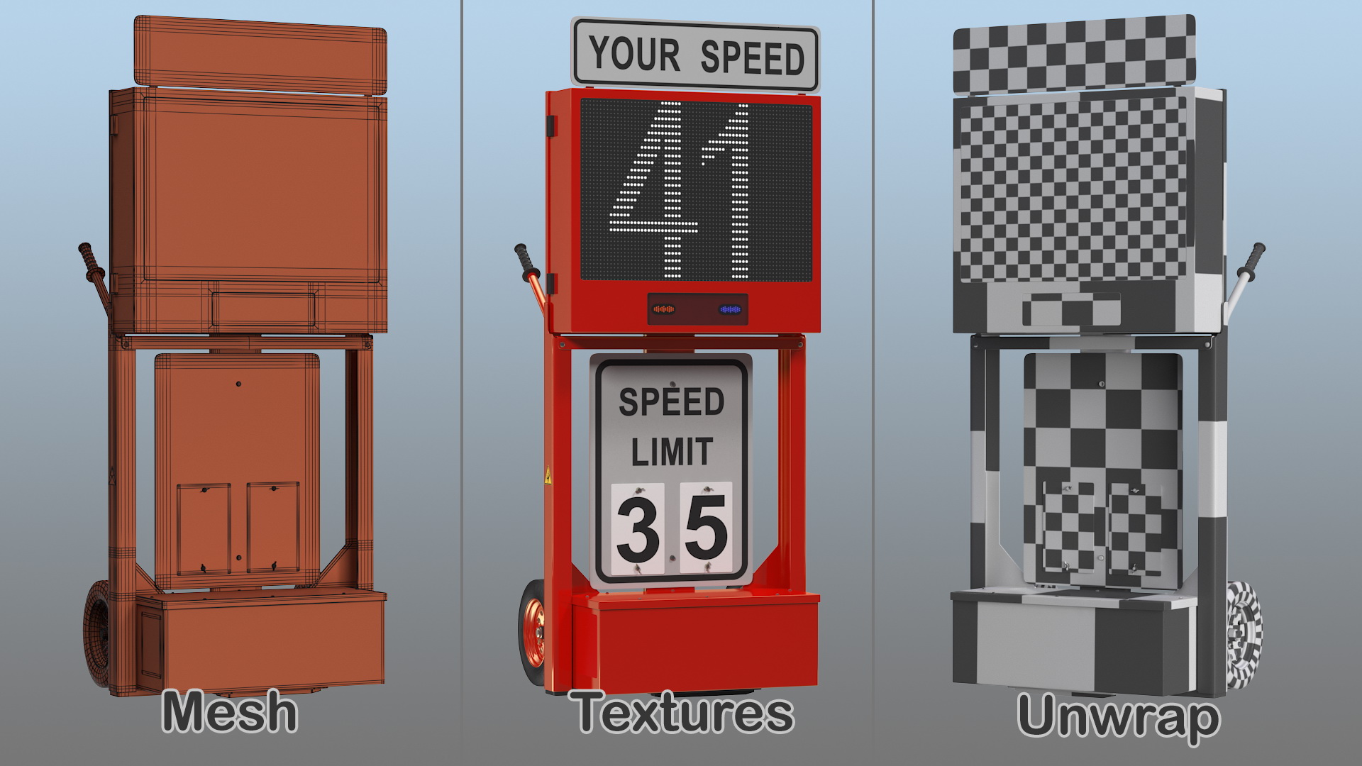 Modular Speed Display Dolly 3D