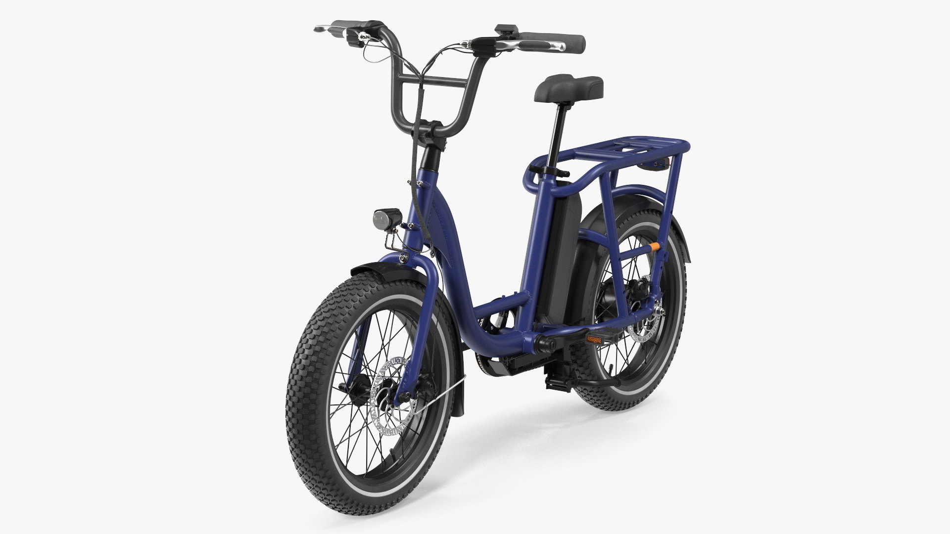 3D Two-Wheel E-Bike Blue