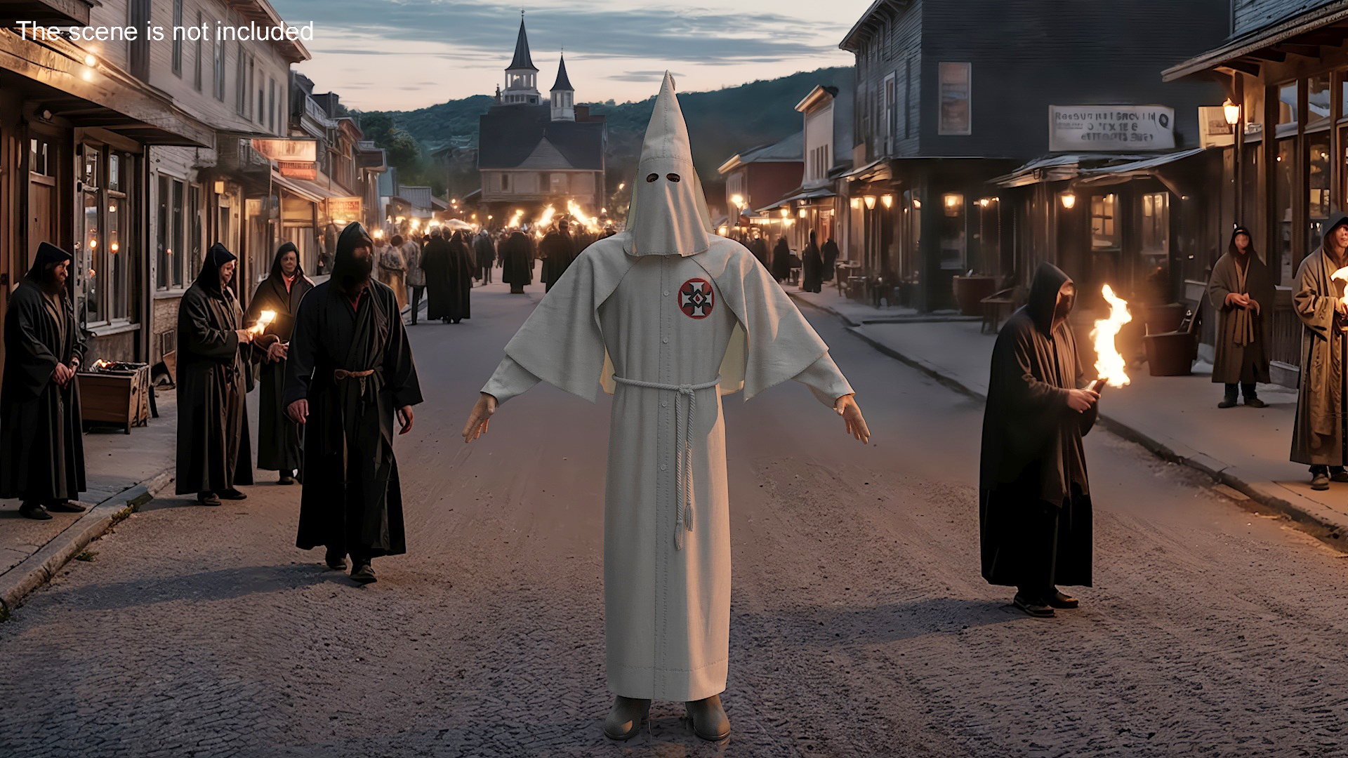 Ku Klux Klan Suit 3D