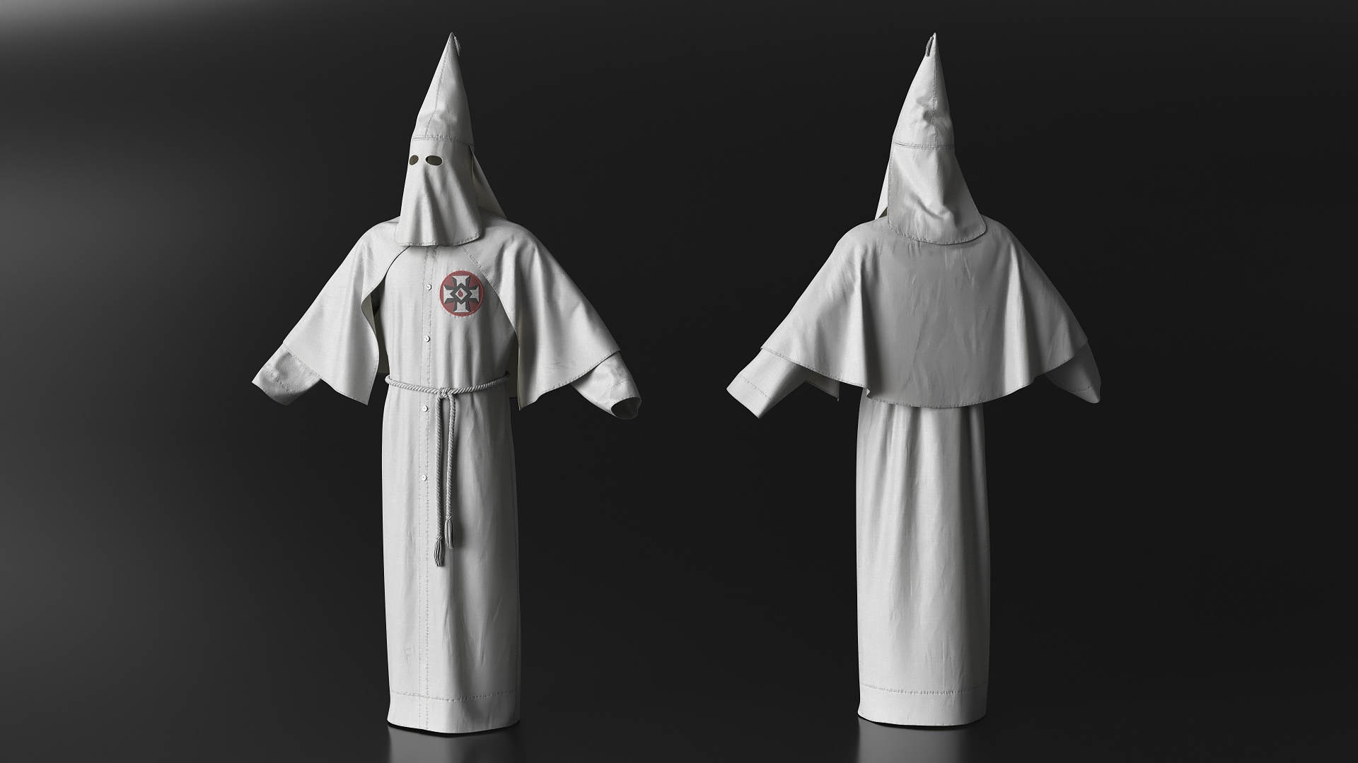 Ku Klux Klan Suit 3D