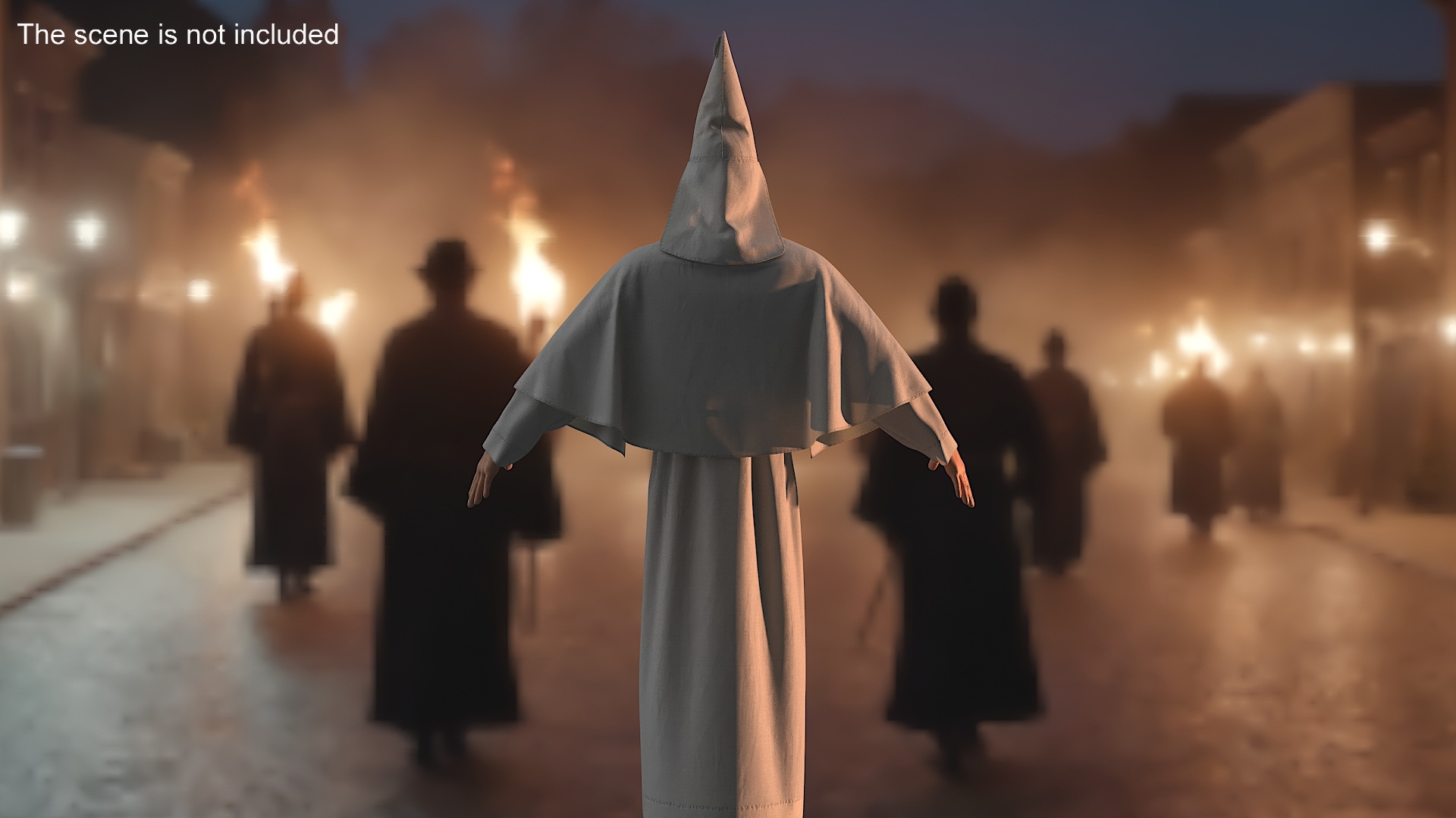 Ku Klux Klan Suit 3D