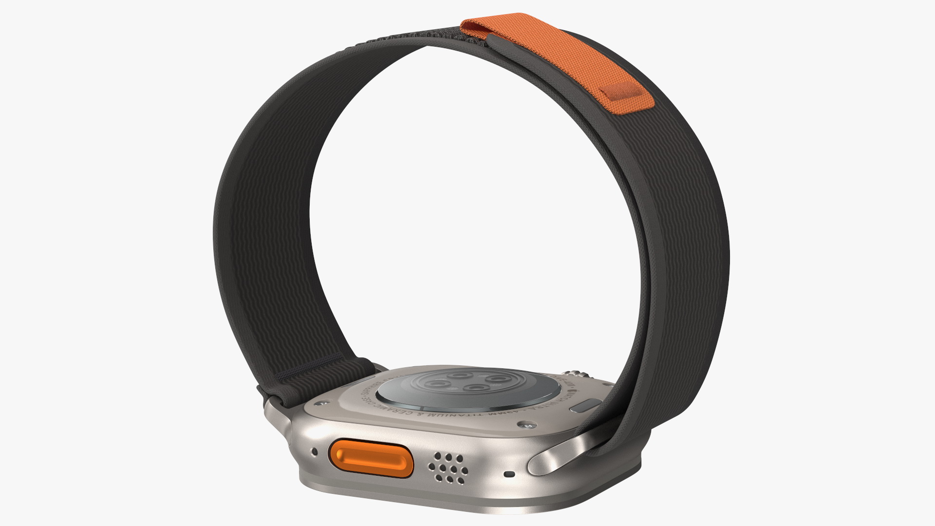 Apple Watch Ultra Trail Loop Black-Gray 3D model