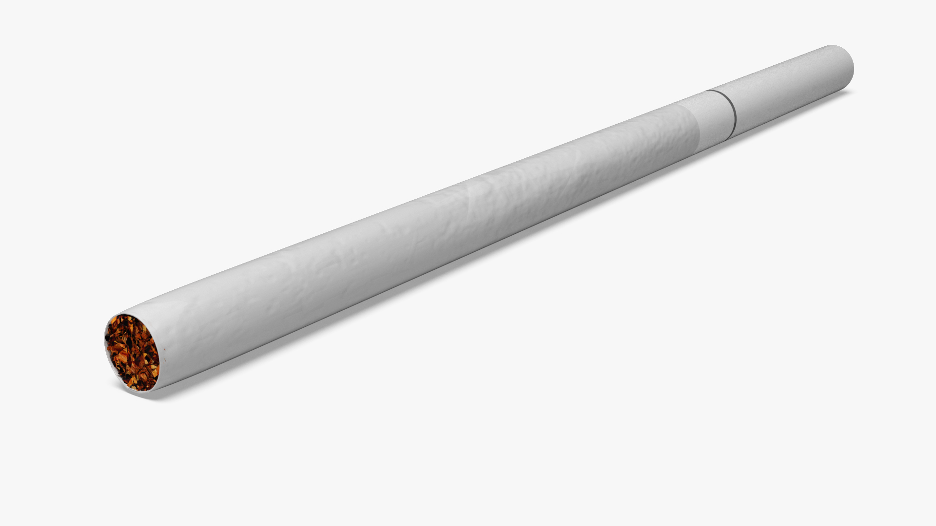 Cigarette Super Slim Silver 3D