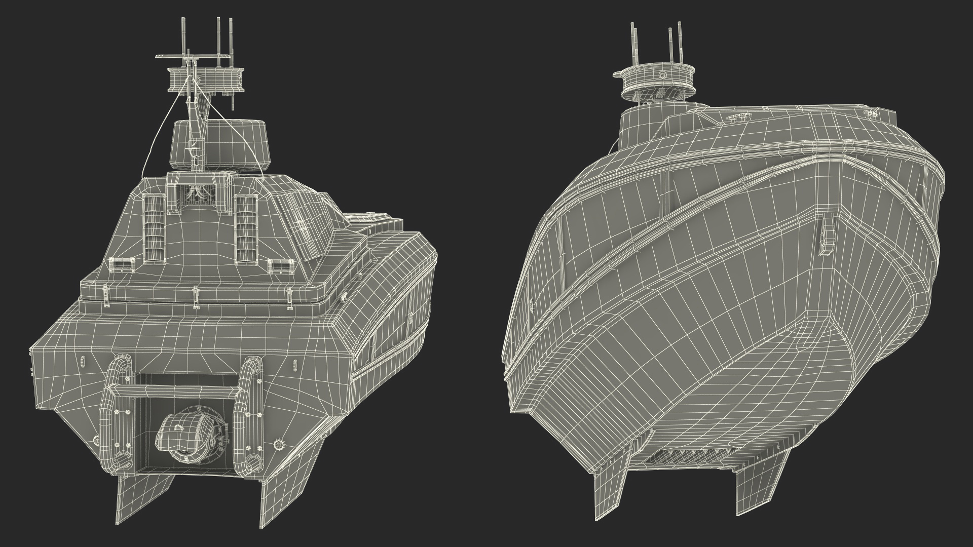 Unmanned Surface Vehicle 3D model