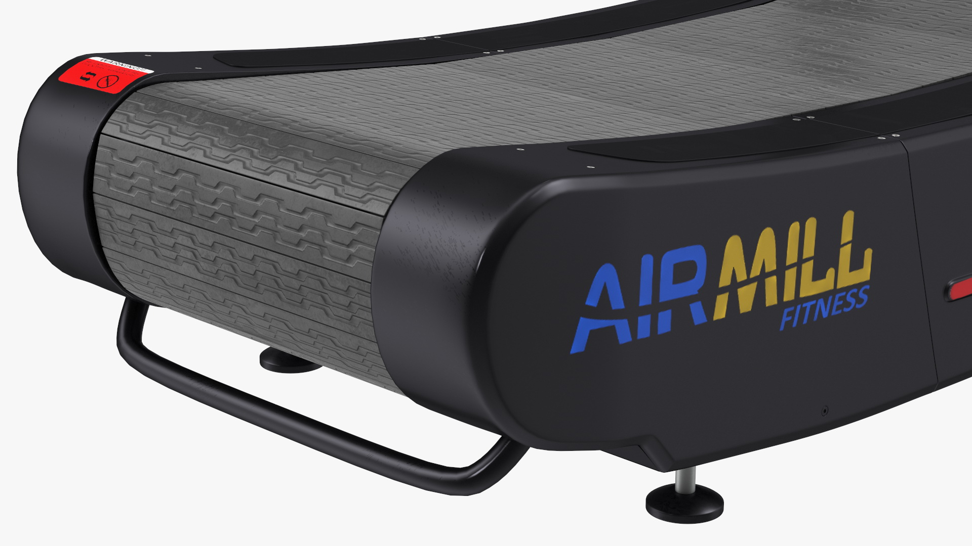 Airmill Air Runner Crossfit Treadmill Rigged 3D model