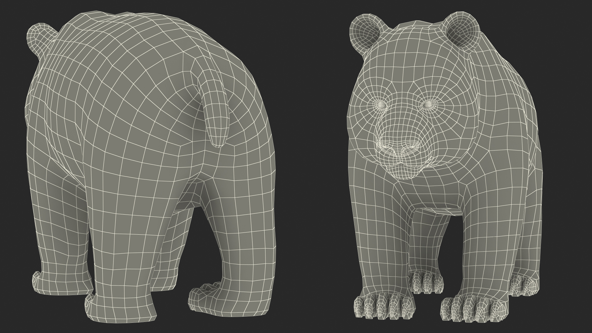 3D Giant Panda Rigged model