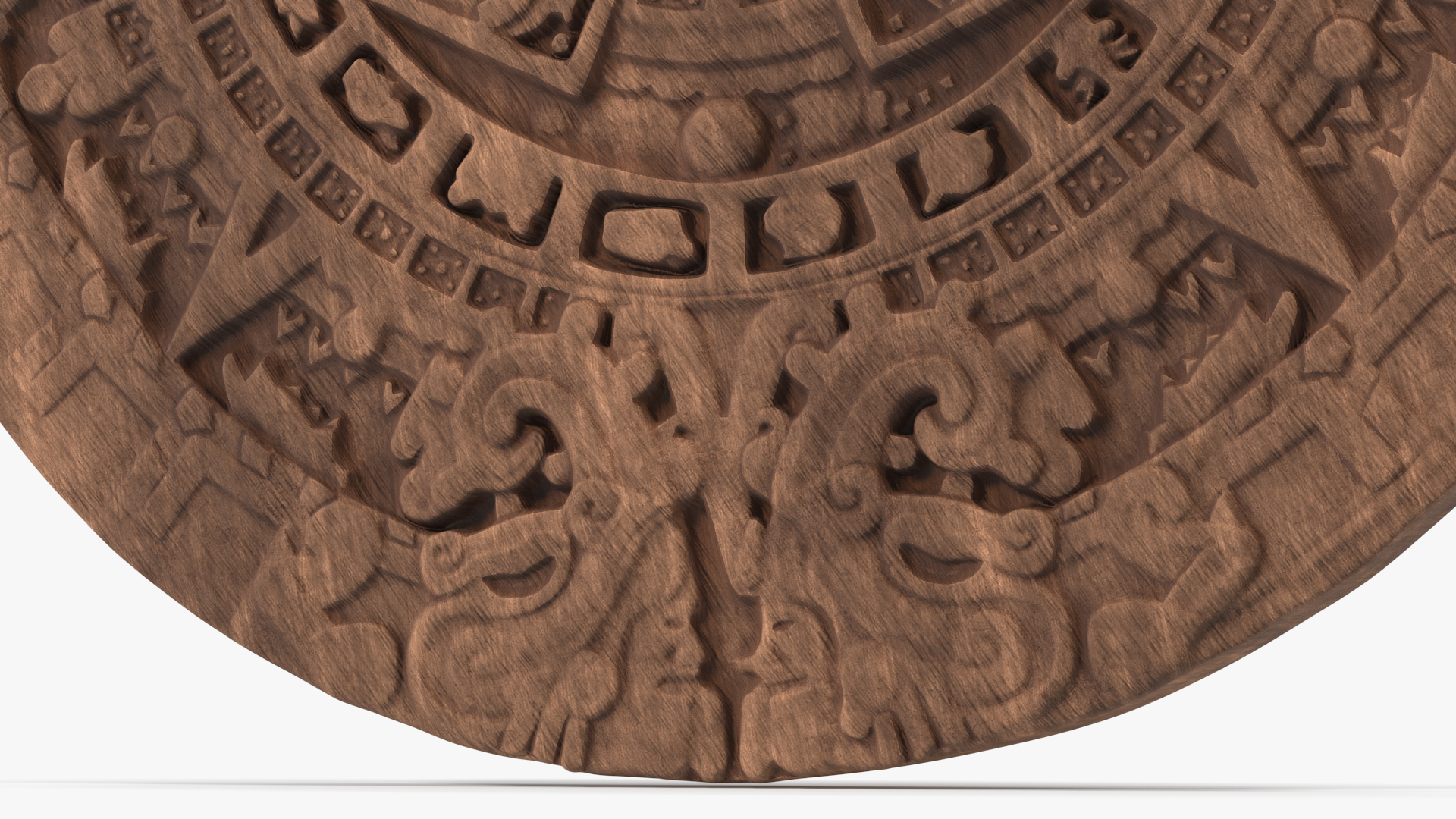 3D Maya Calendar Wood model