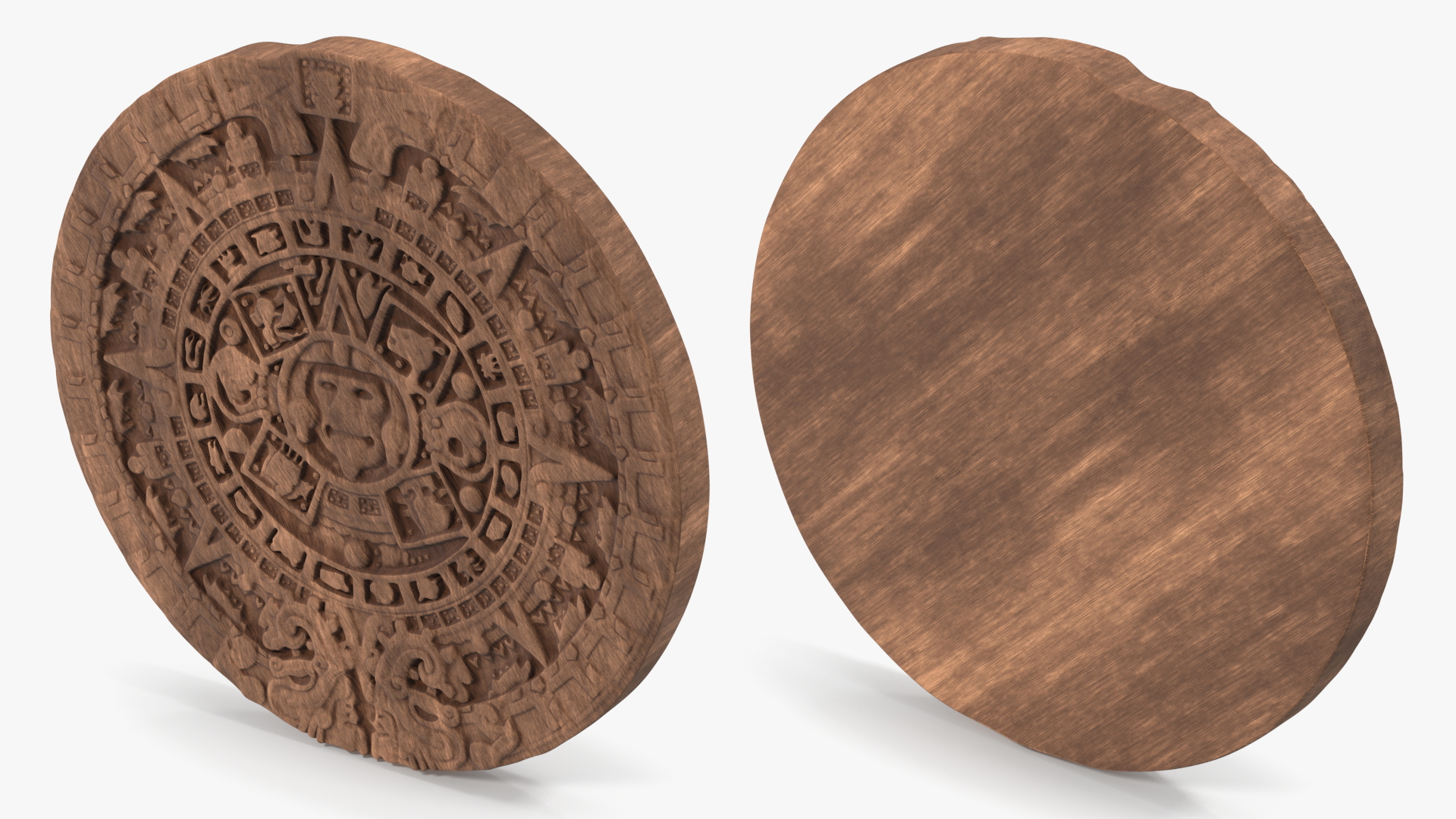 3D Maya Calendar Wood model