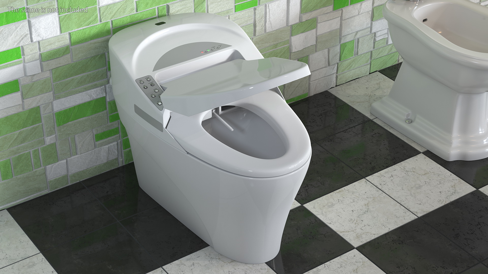 3D Bidet Smart Toilet model