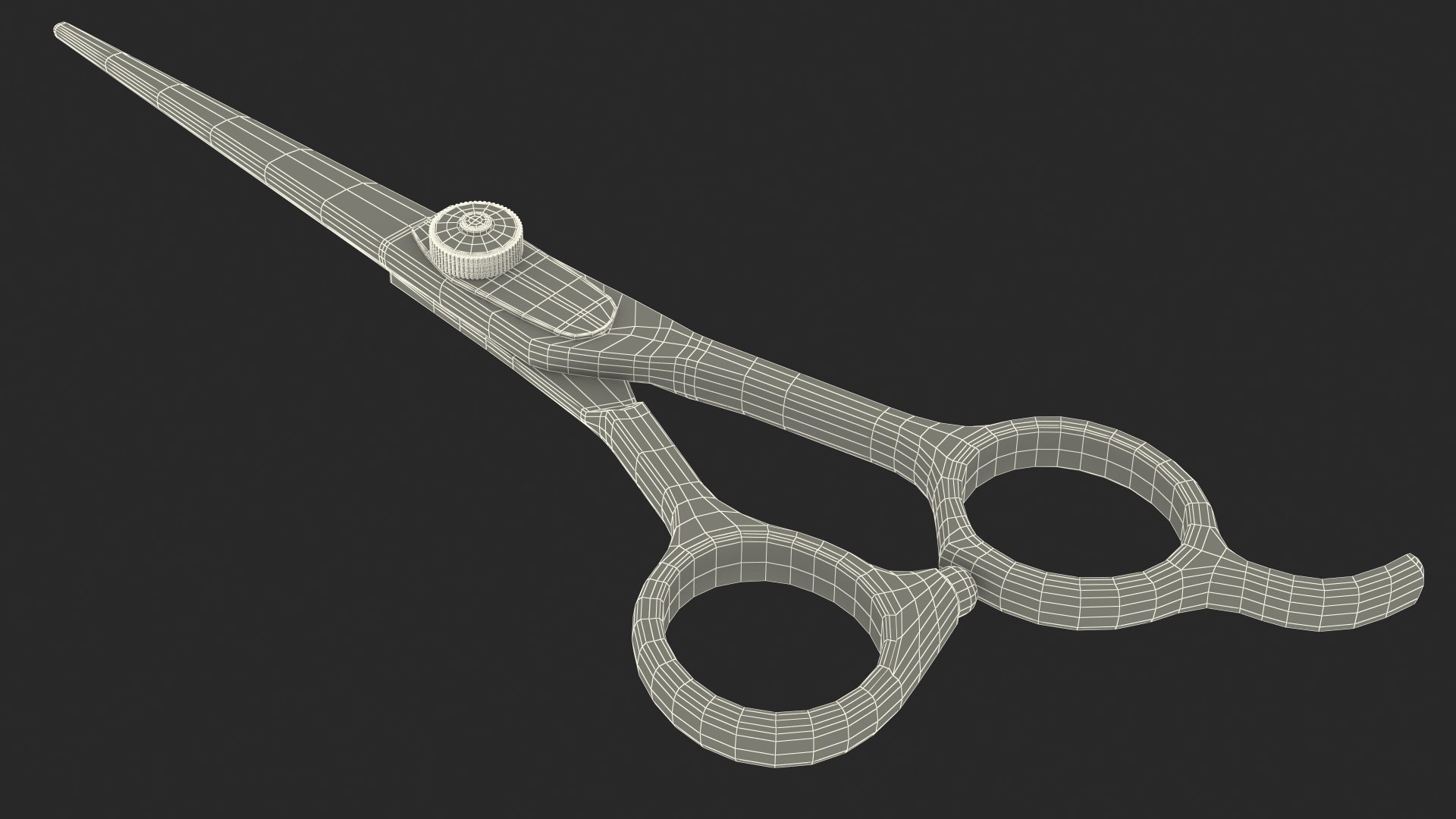 3D model ShearGuru Professional Straight Edge Scissors