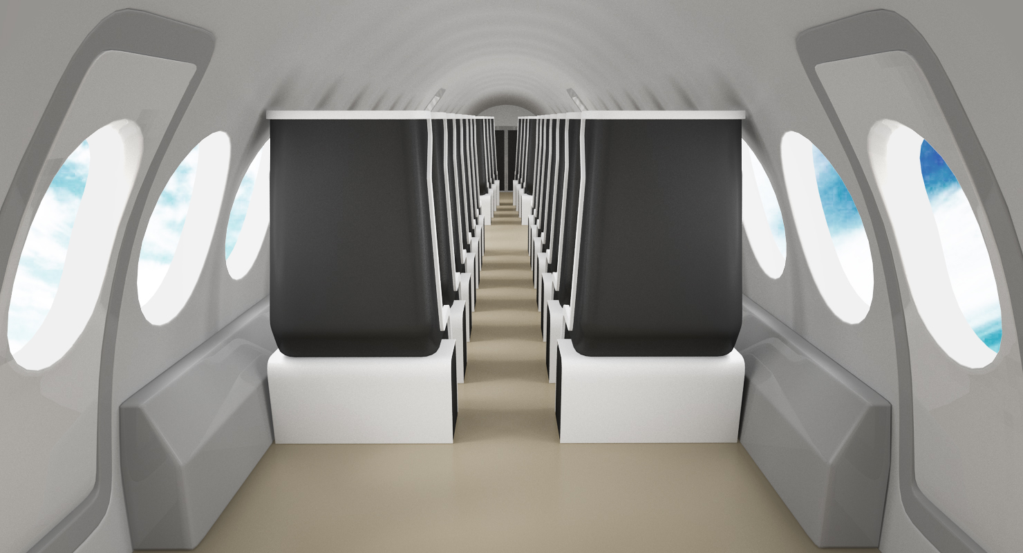 3D Boom Supersonic Jet Rigged