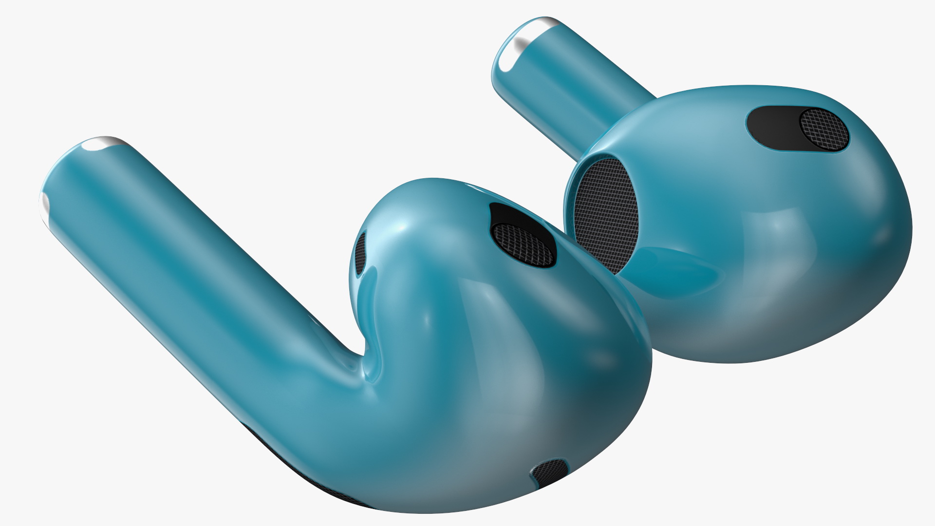 Earbuds with Case 3D