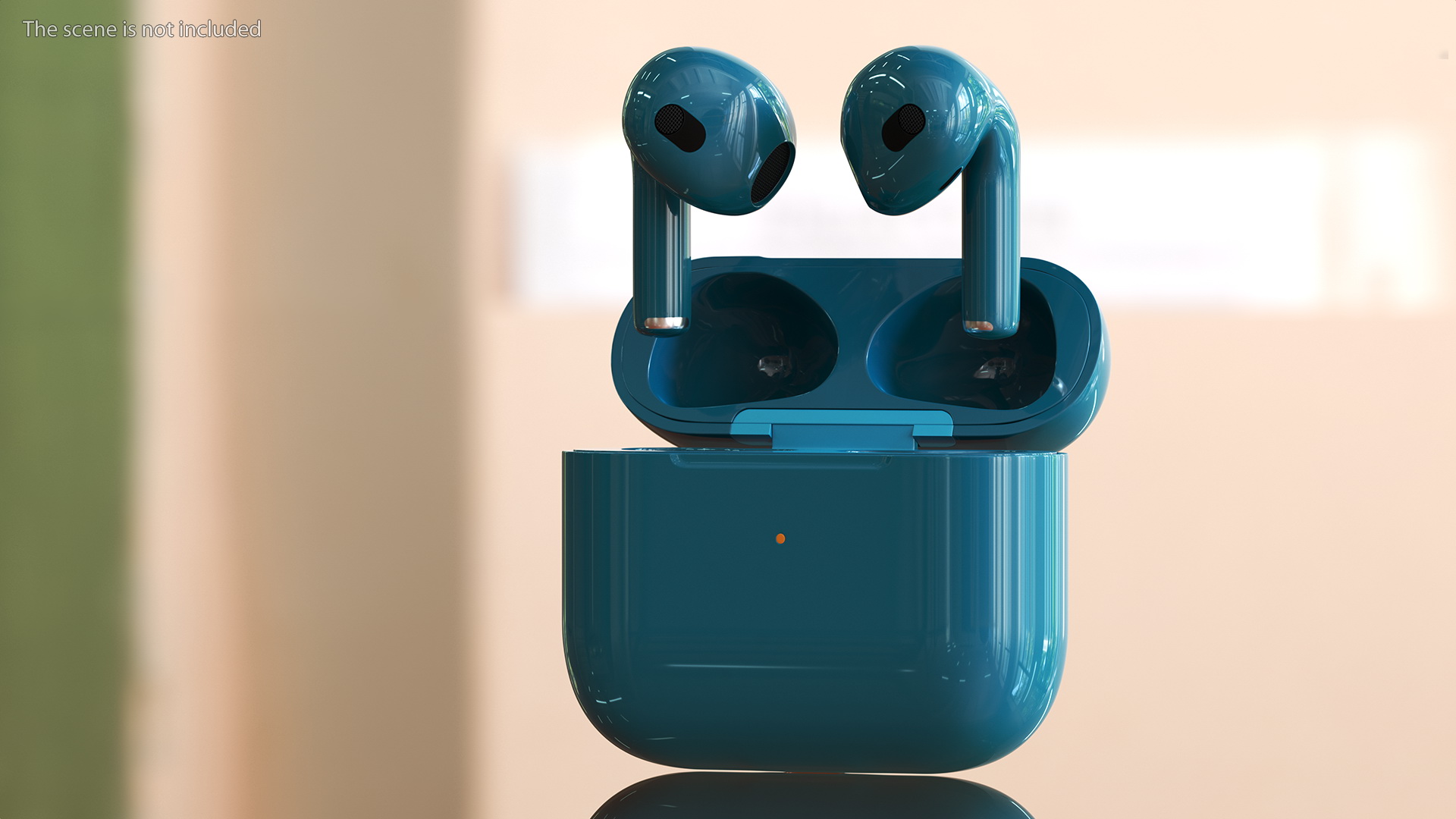 Earbuds with Case 3D