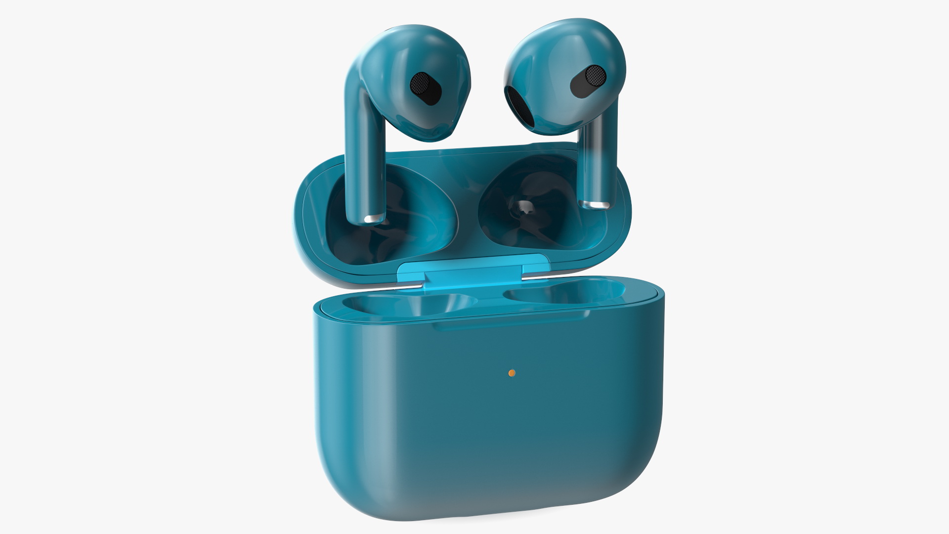 Earbuds with Case 3D