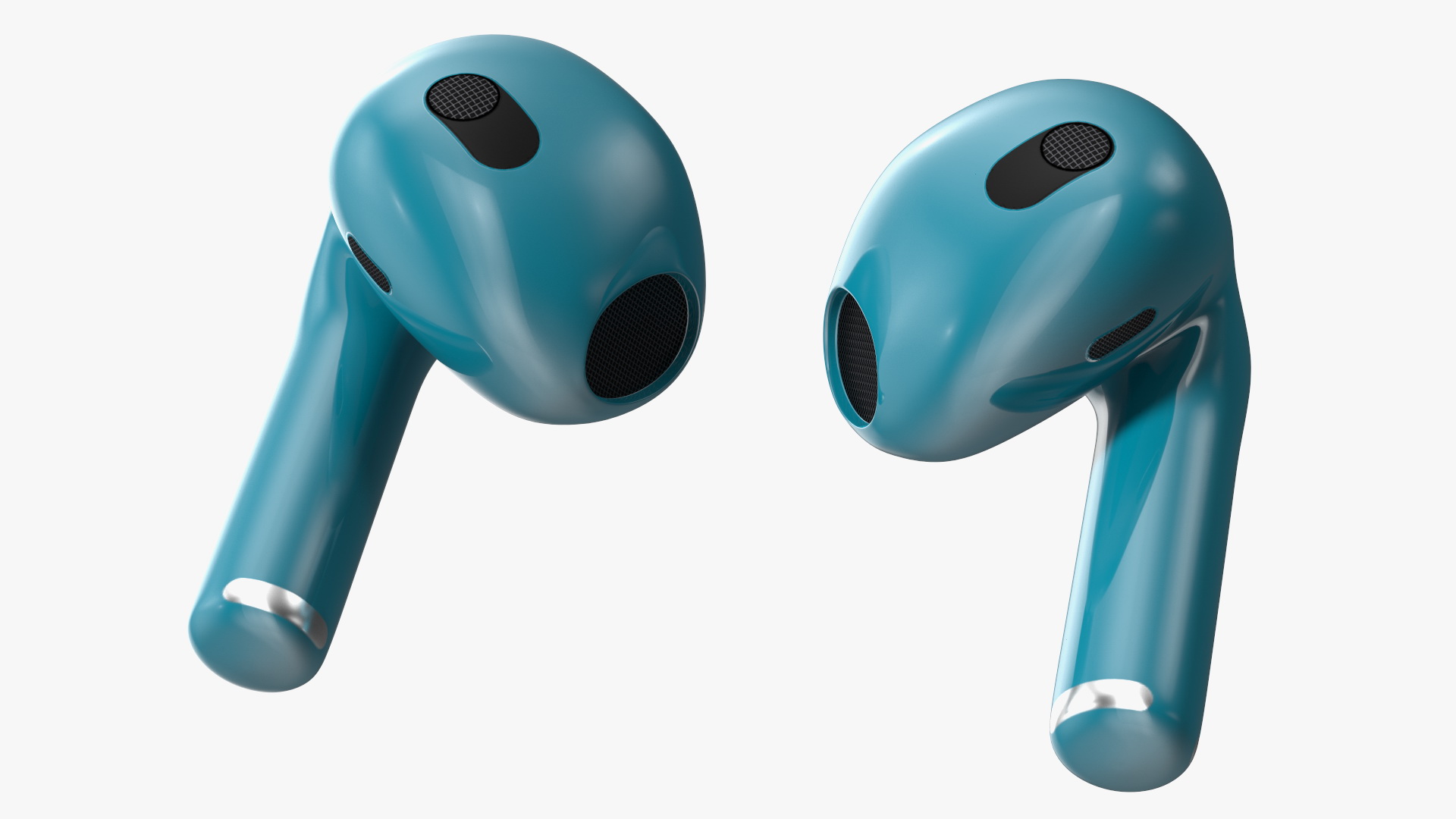 Earbuds with Case 3D