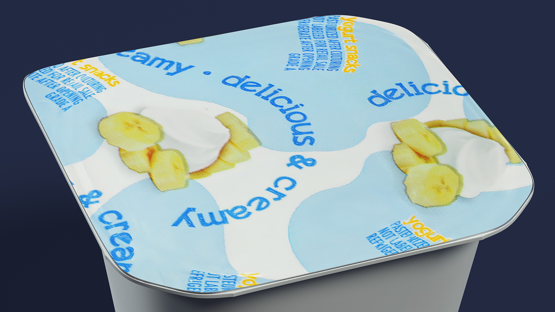 3D model Banana Yogurt Gerber