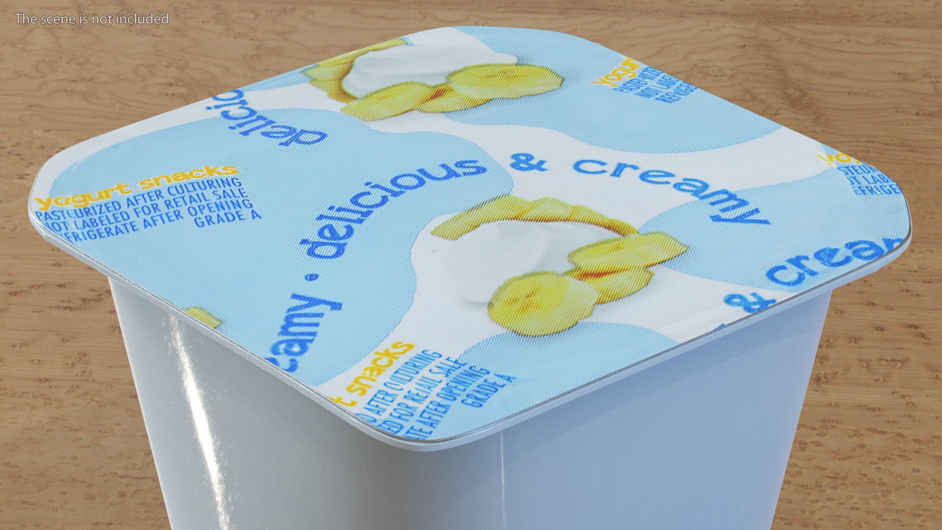 3D model Banana Yogurt Gerber