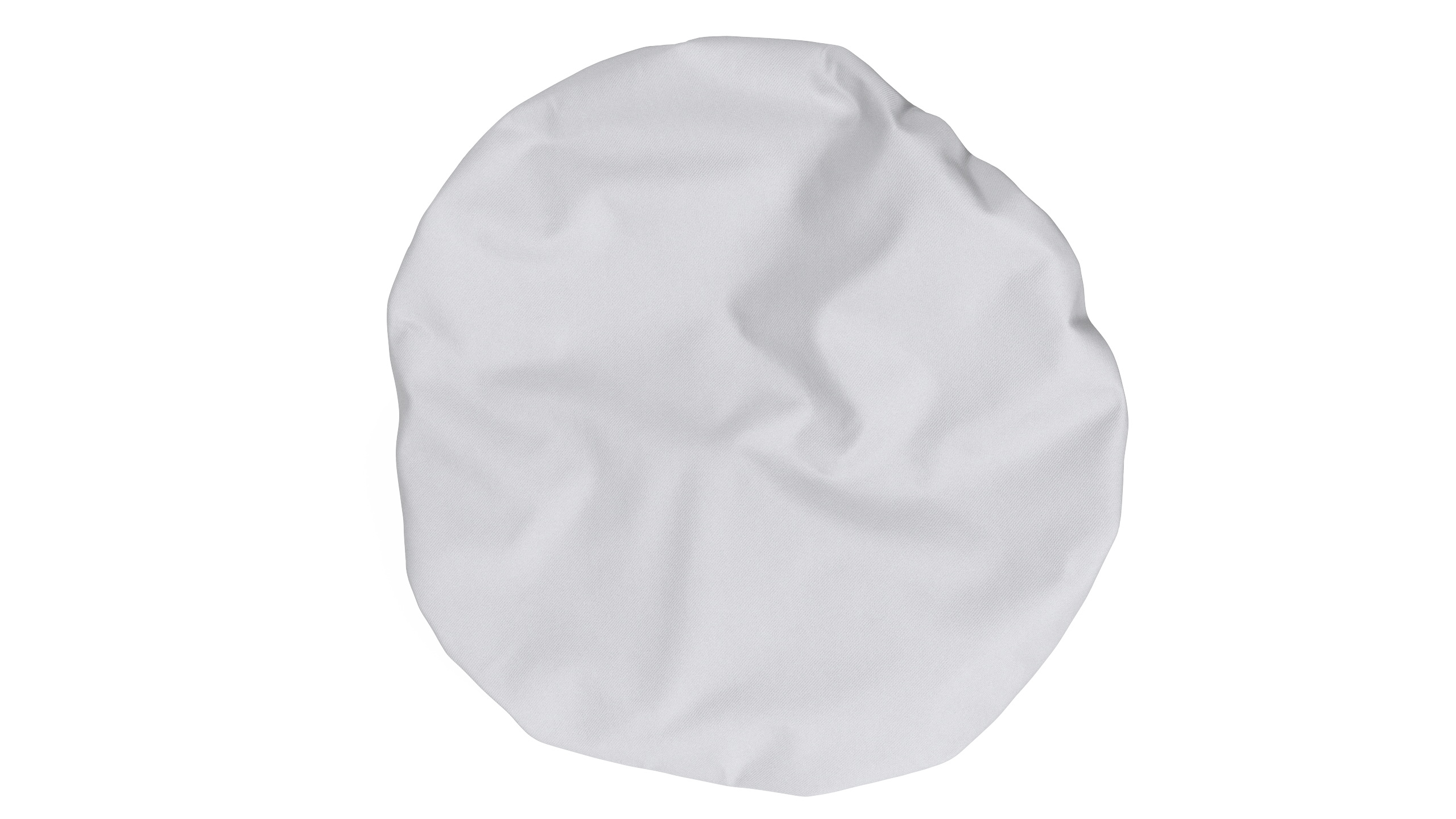 3D Chef Hat in White Color model