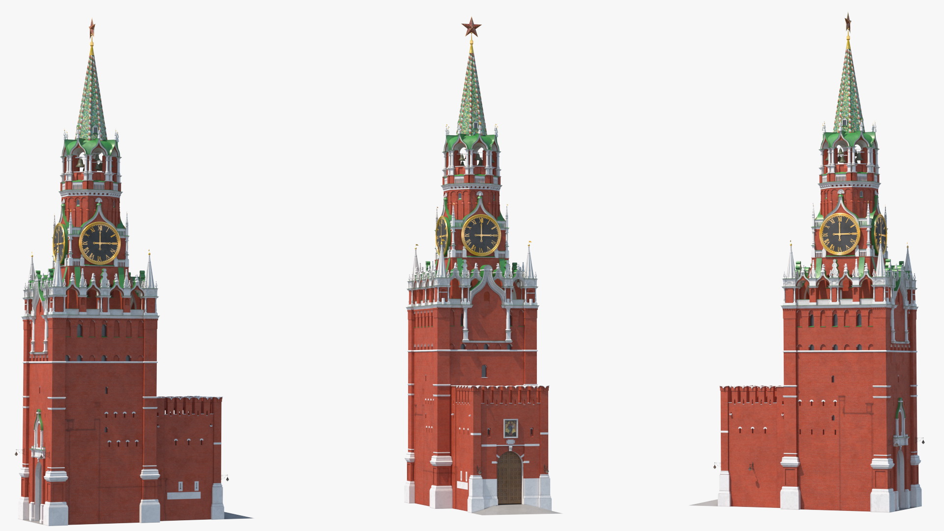 3D Kremlin Saviour Tower