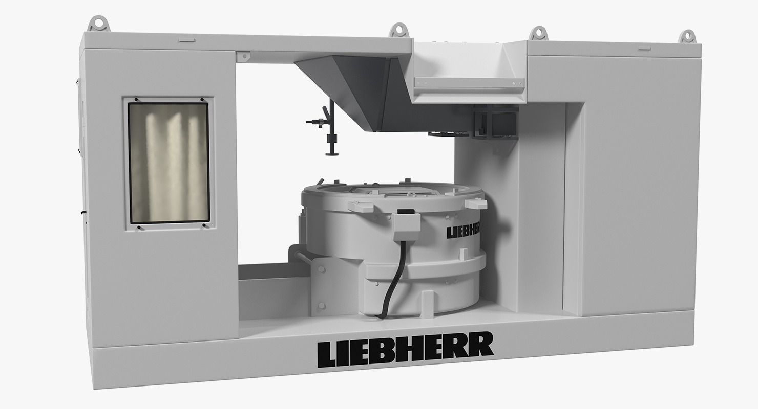 Liebherr Mobilmix Mobile Mixing Plant 3D