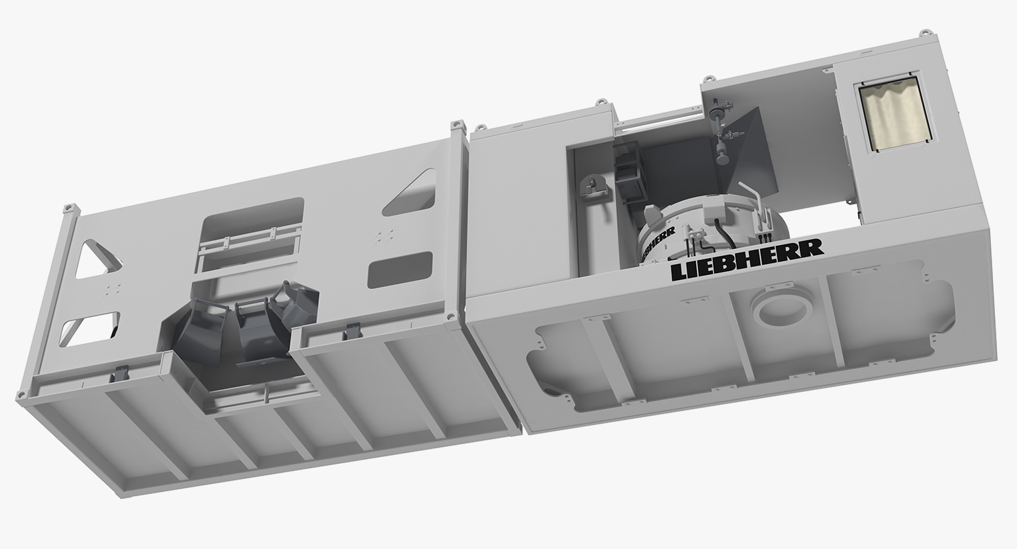 Liebherr Mobilmix Mobile Mixing Plant 3D