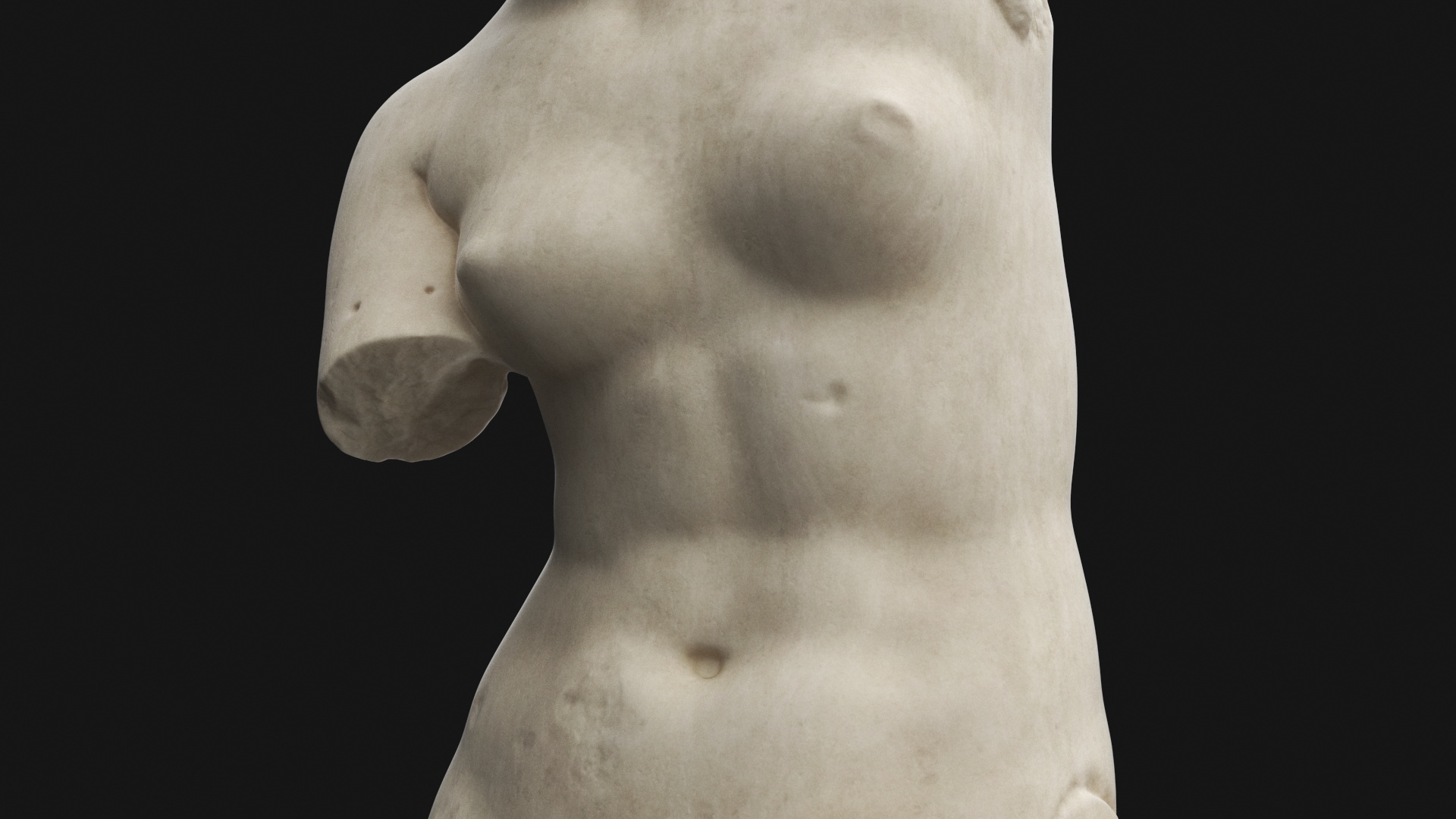 Statue of Venus de Milo Stone 3D model