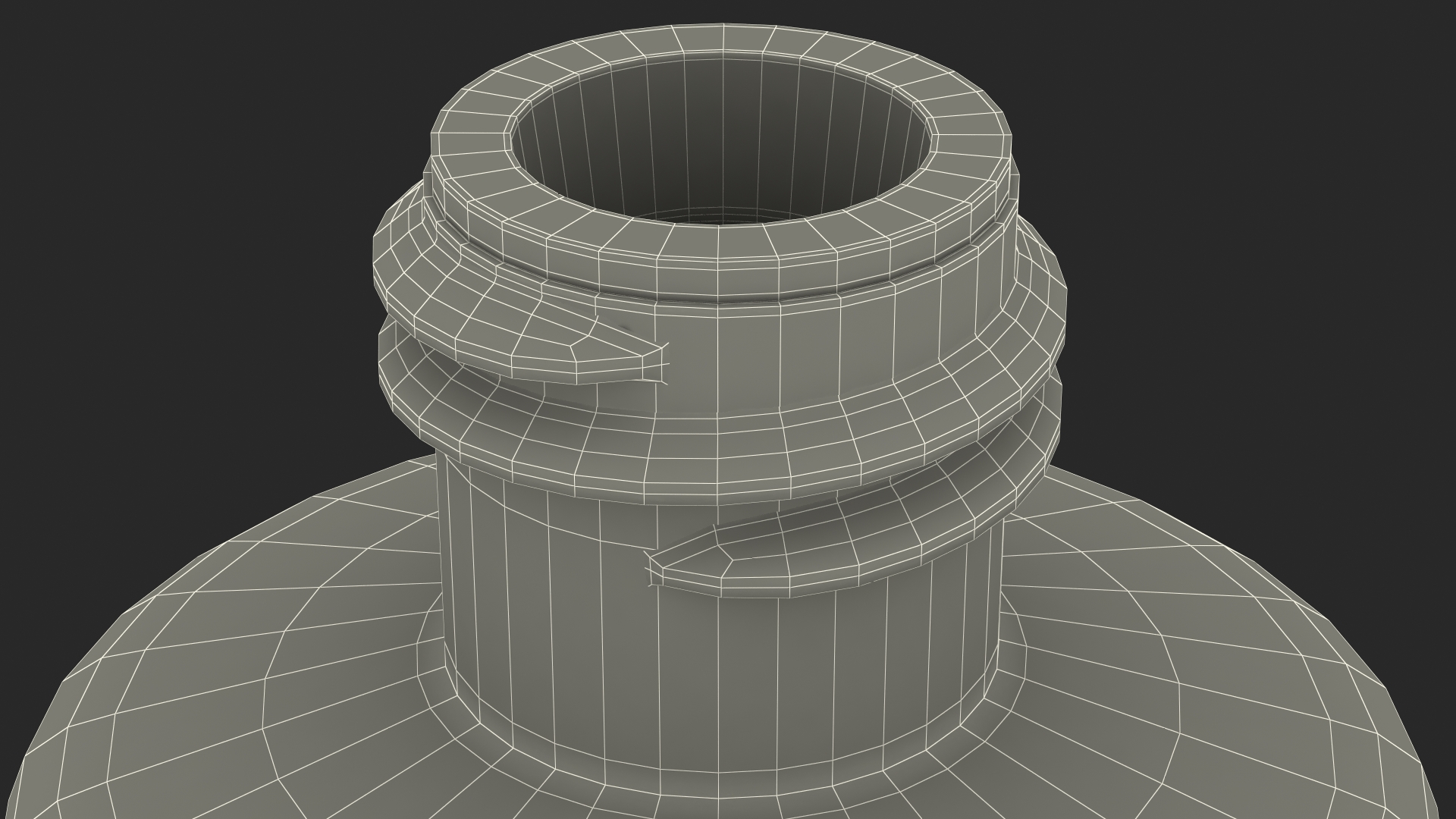 3D model Correction Fluid Bottle Opened