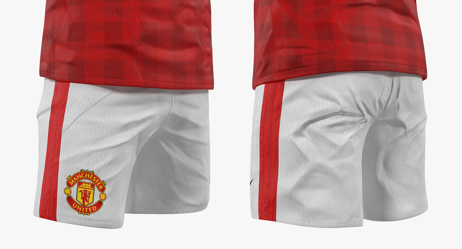 Soccer Uniform Manchester United 3D