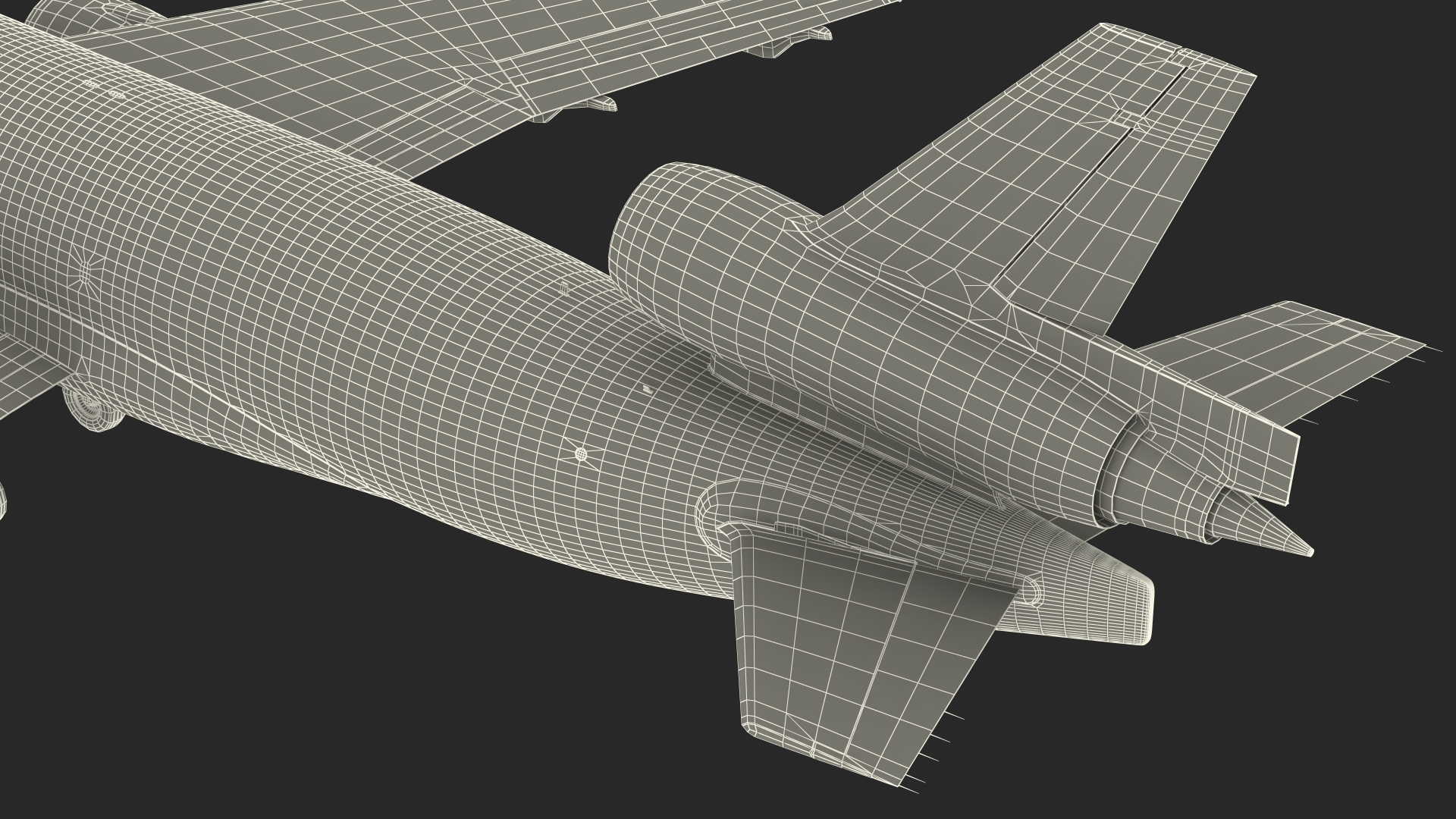 3D model McDonnell Douglas MD11 Tri Jet Airliner FedEx