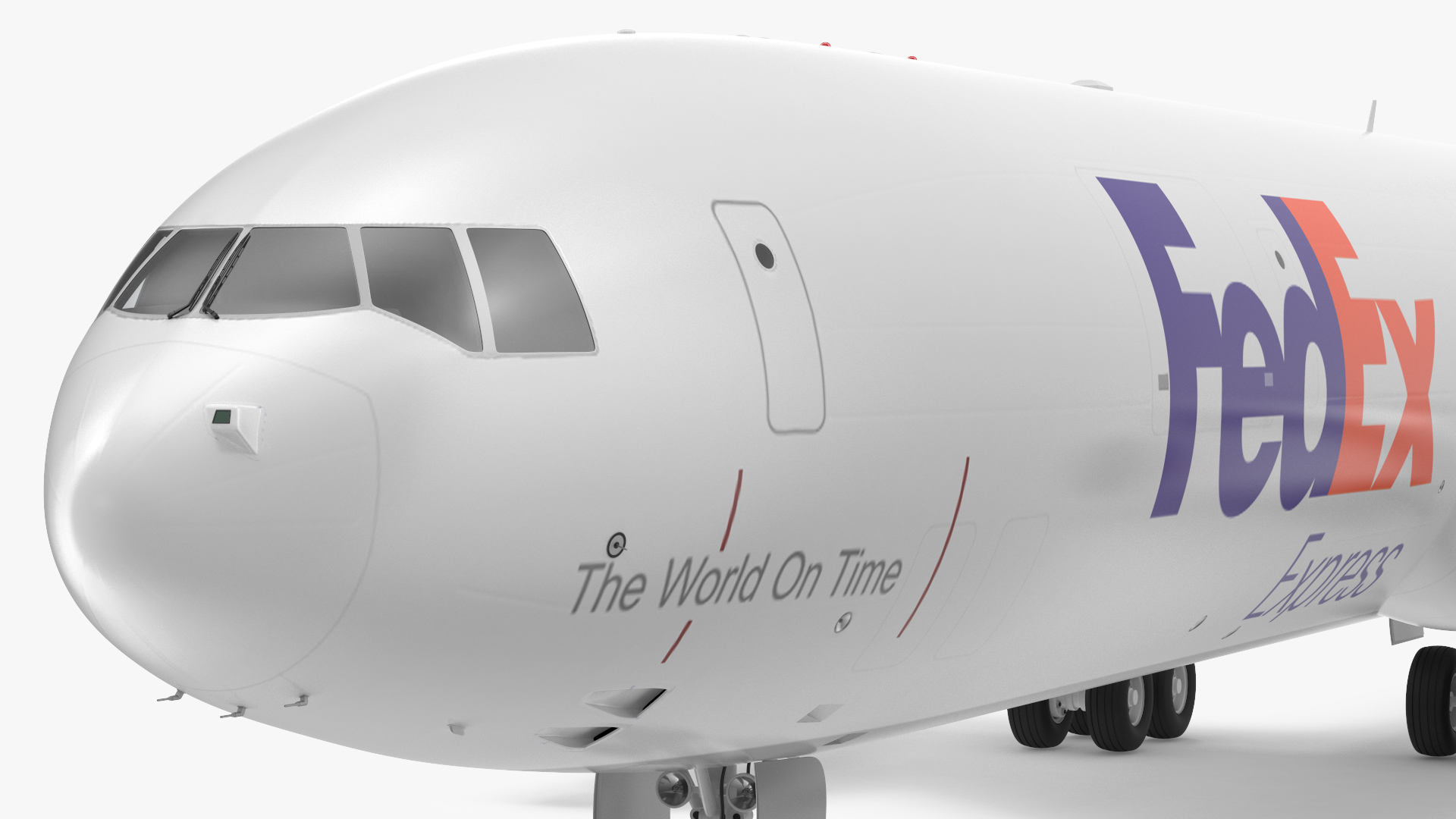 3D model McDonnell Douglas MD11 Tri Jet Airliner FedEx