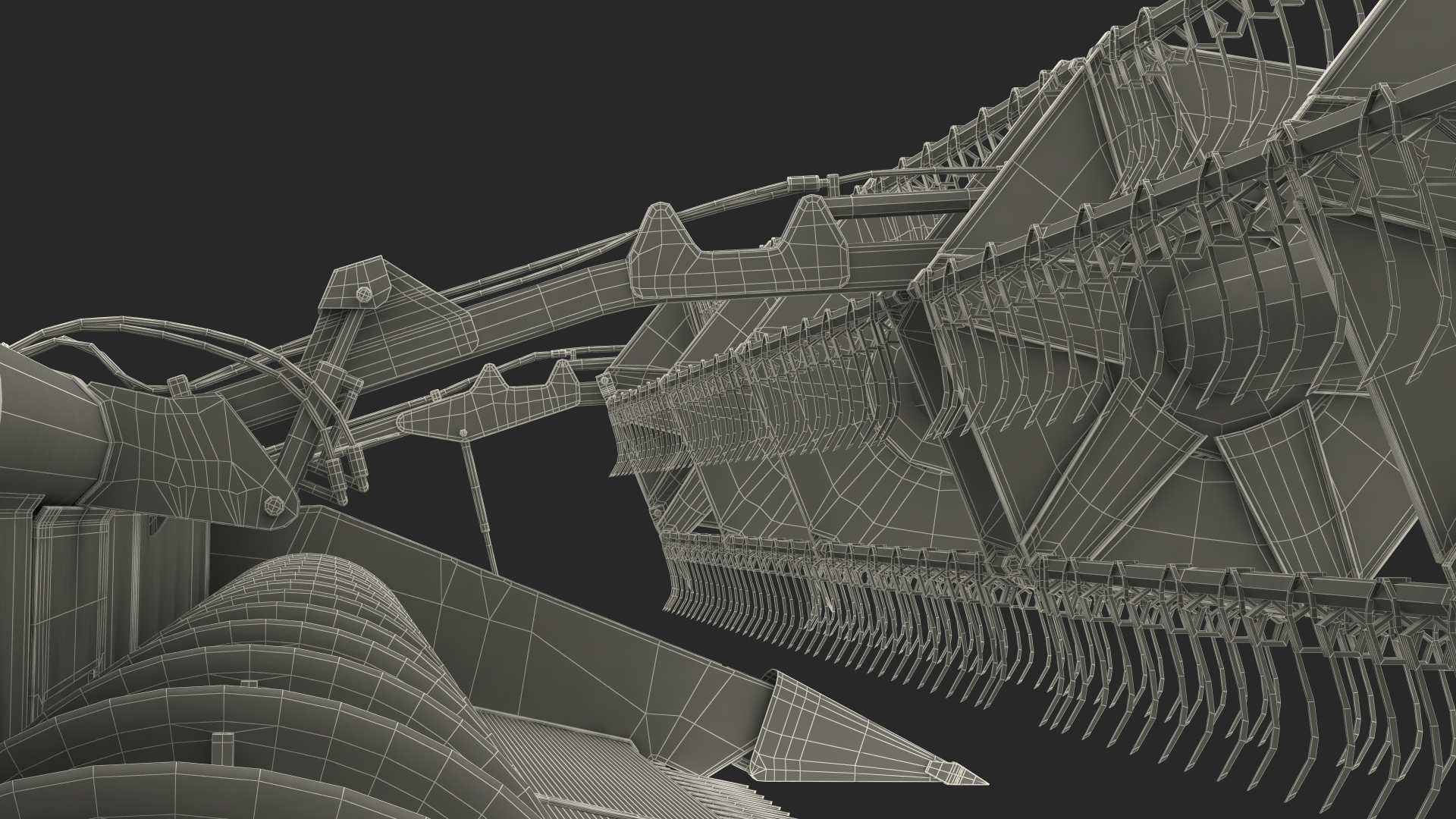 3D Massey Ferguson Ideal Header model