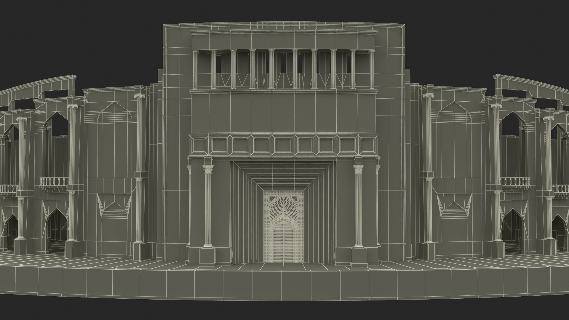 Katara Amphitheater 3D model