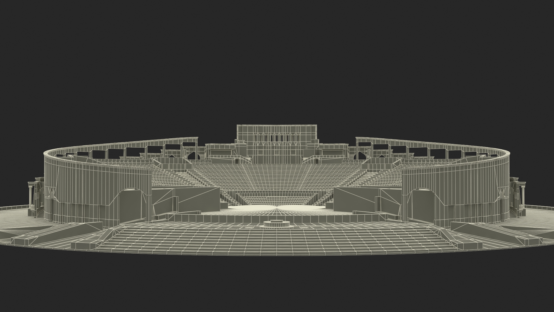 Katara Amphitheater 3D model