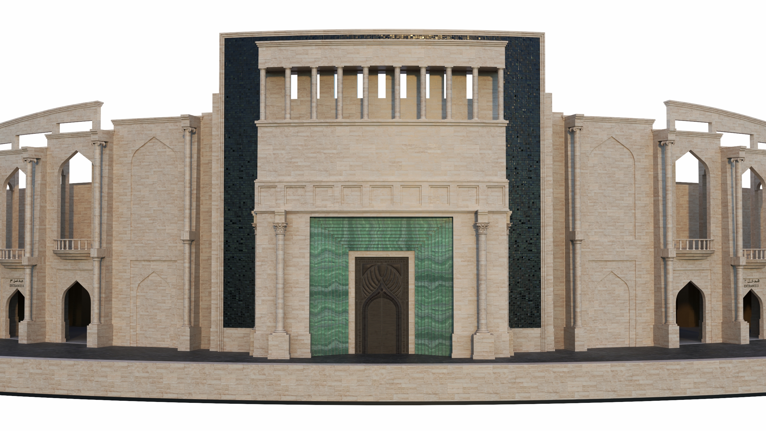 Katara Amphitheater 3D model