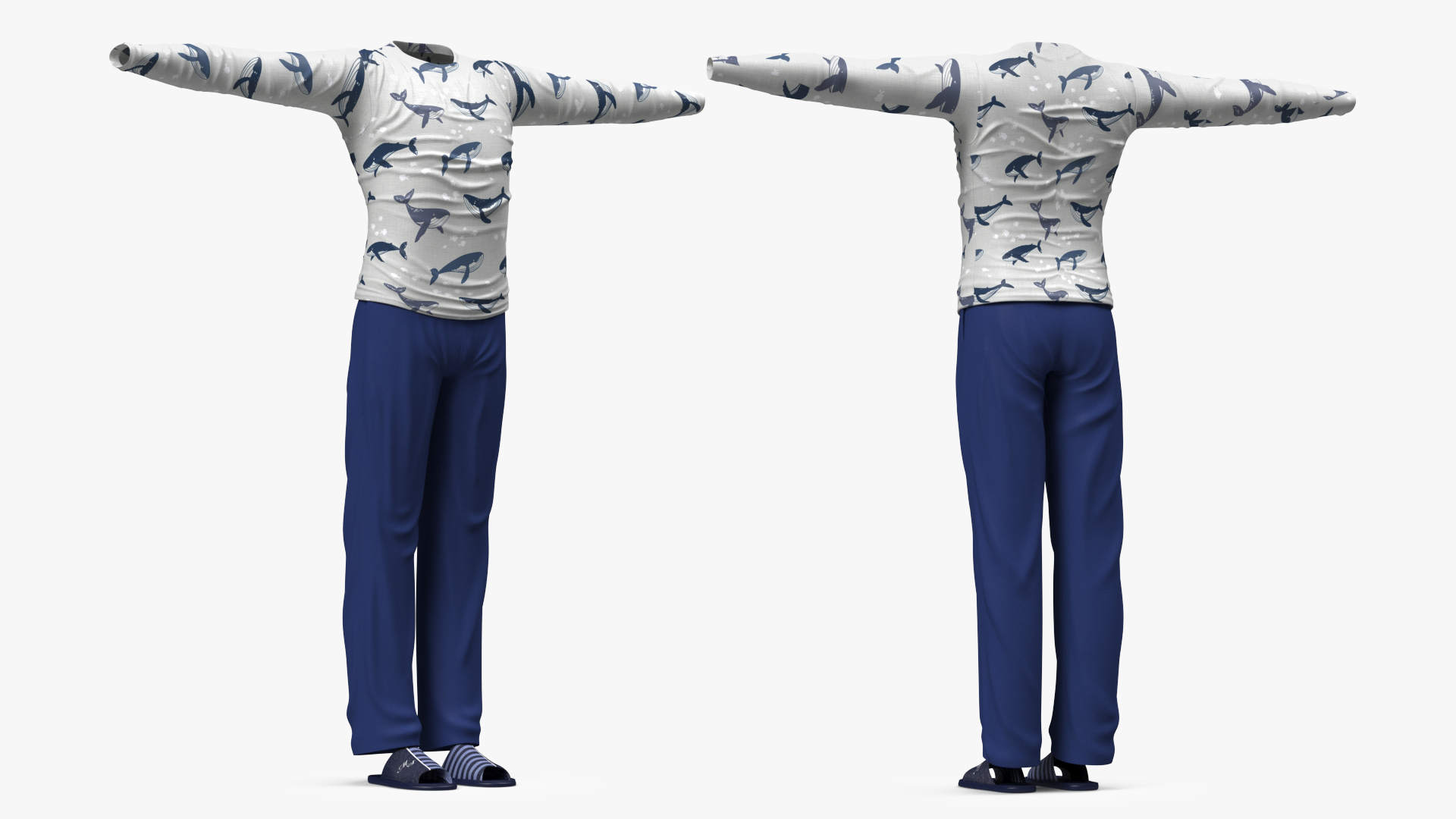 3D model Men Pyjama