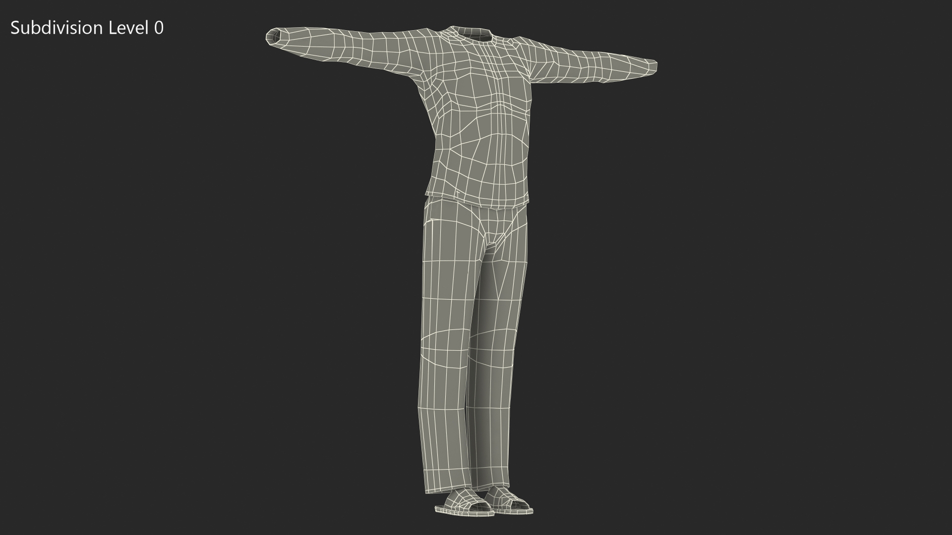 3D model Men Pyjama